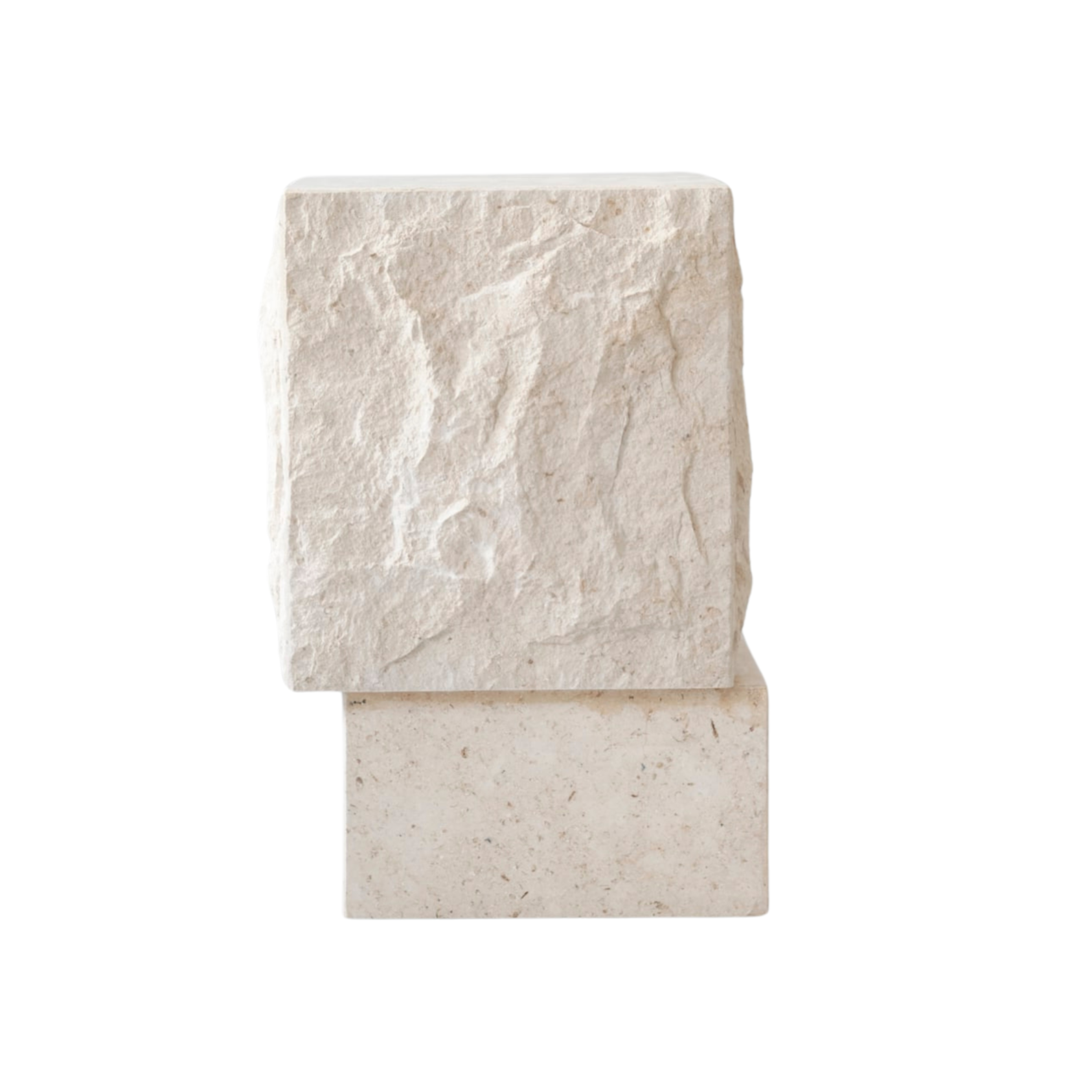 TEMPLE limestone coffee table