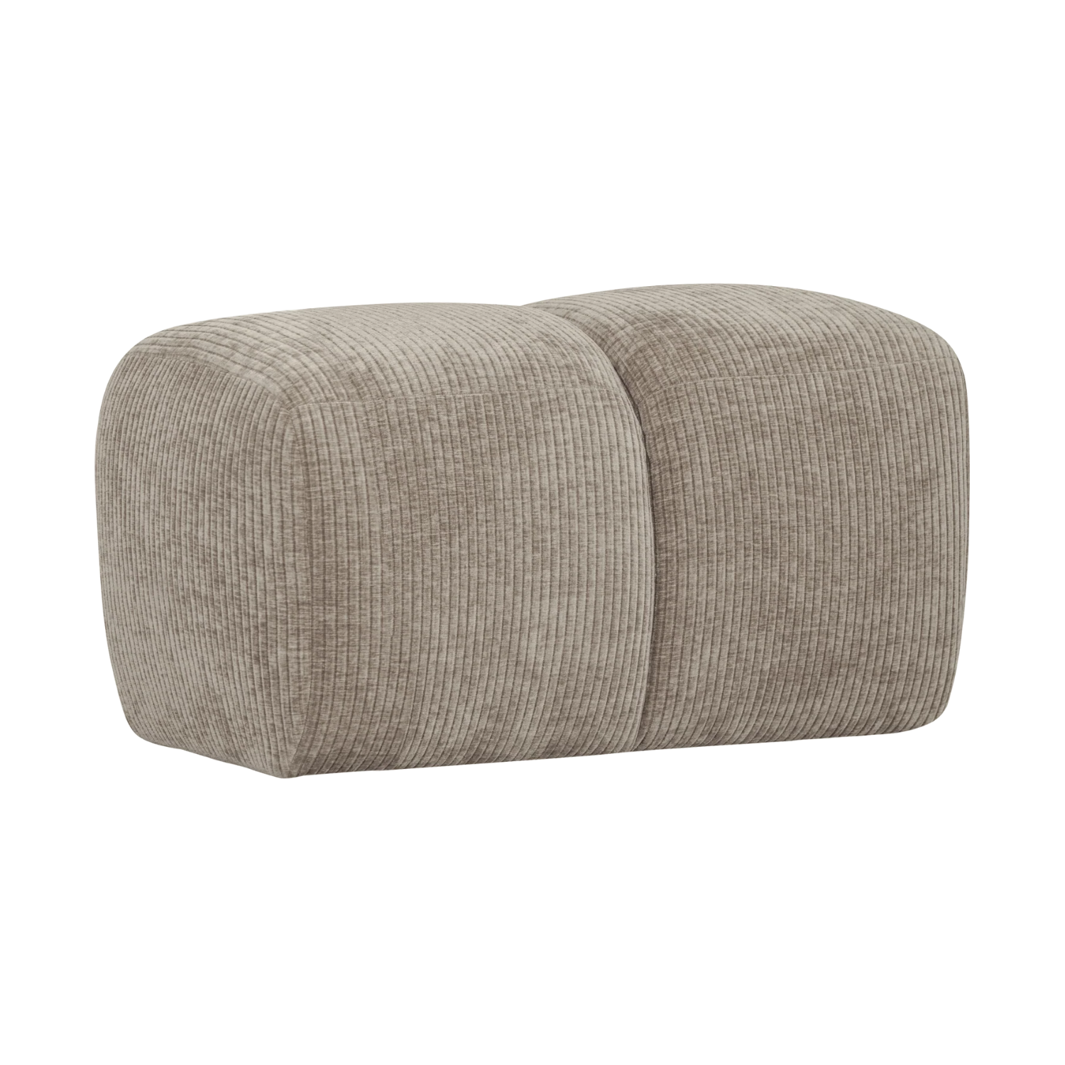 Puff MOJO dunkelsandfarbener Cord