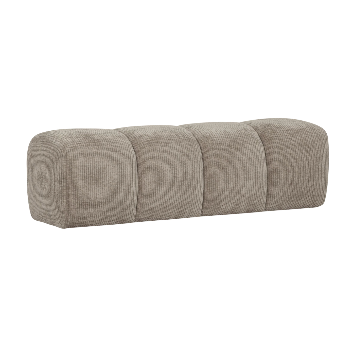 MOJO bench in dark sandy corduroy