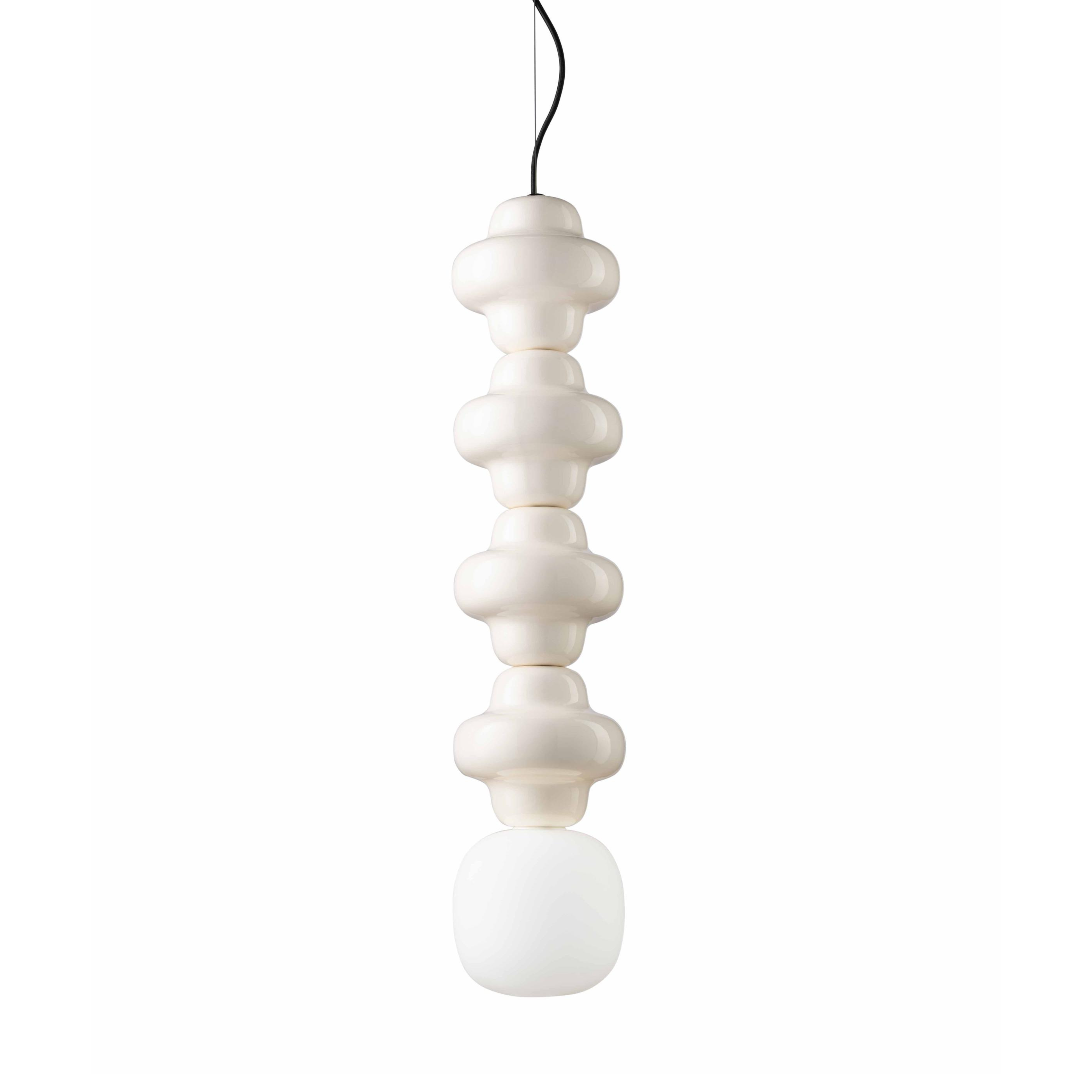 COPACABANA 4 cream ceramic pendant lamp