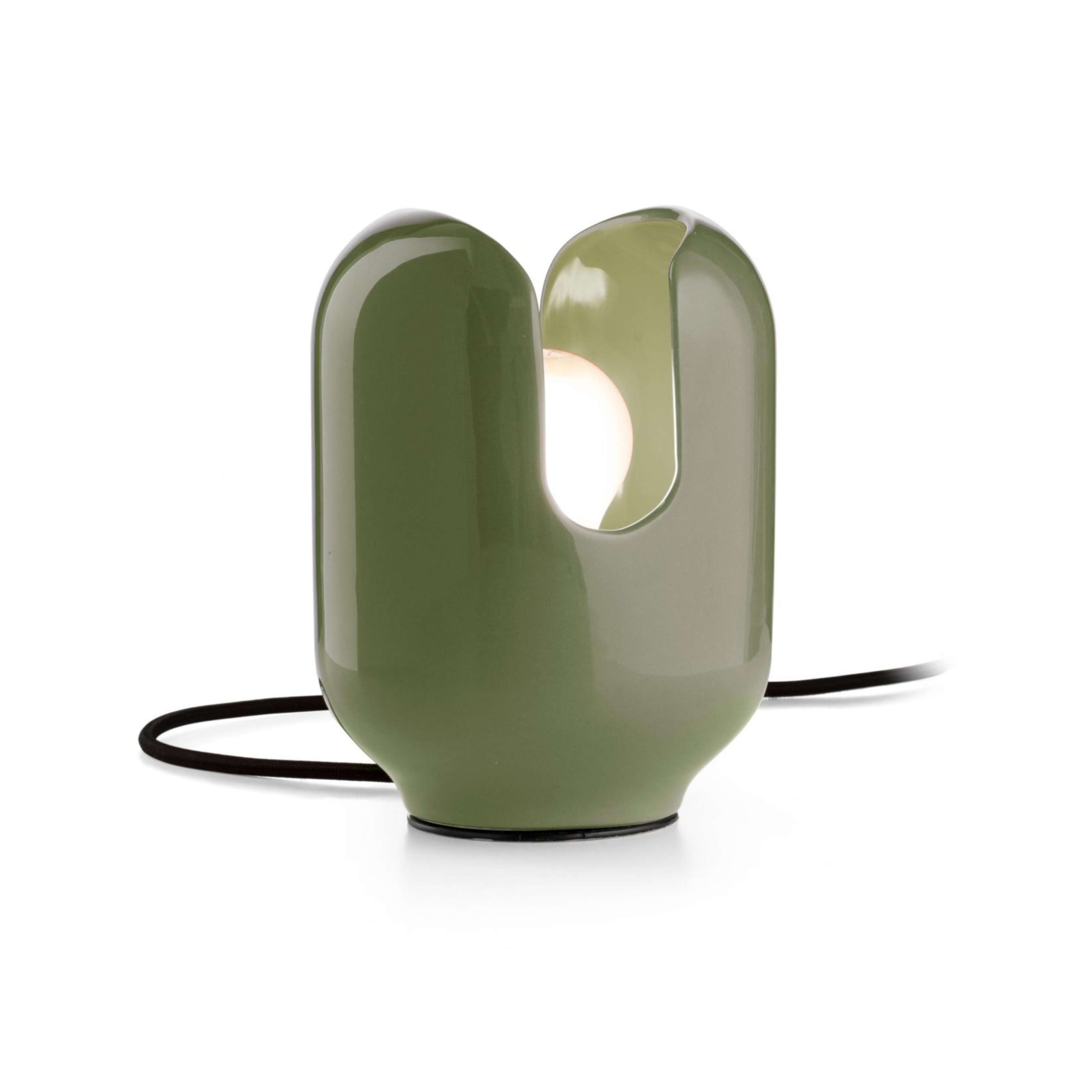 Tafellamp van keramiek BATUCADA salie