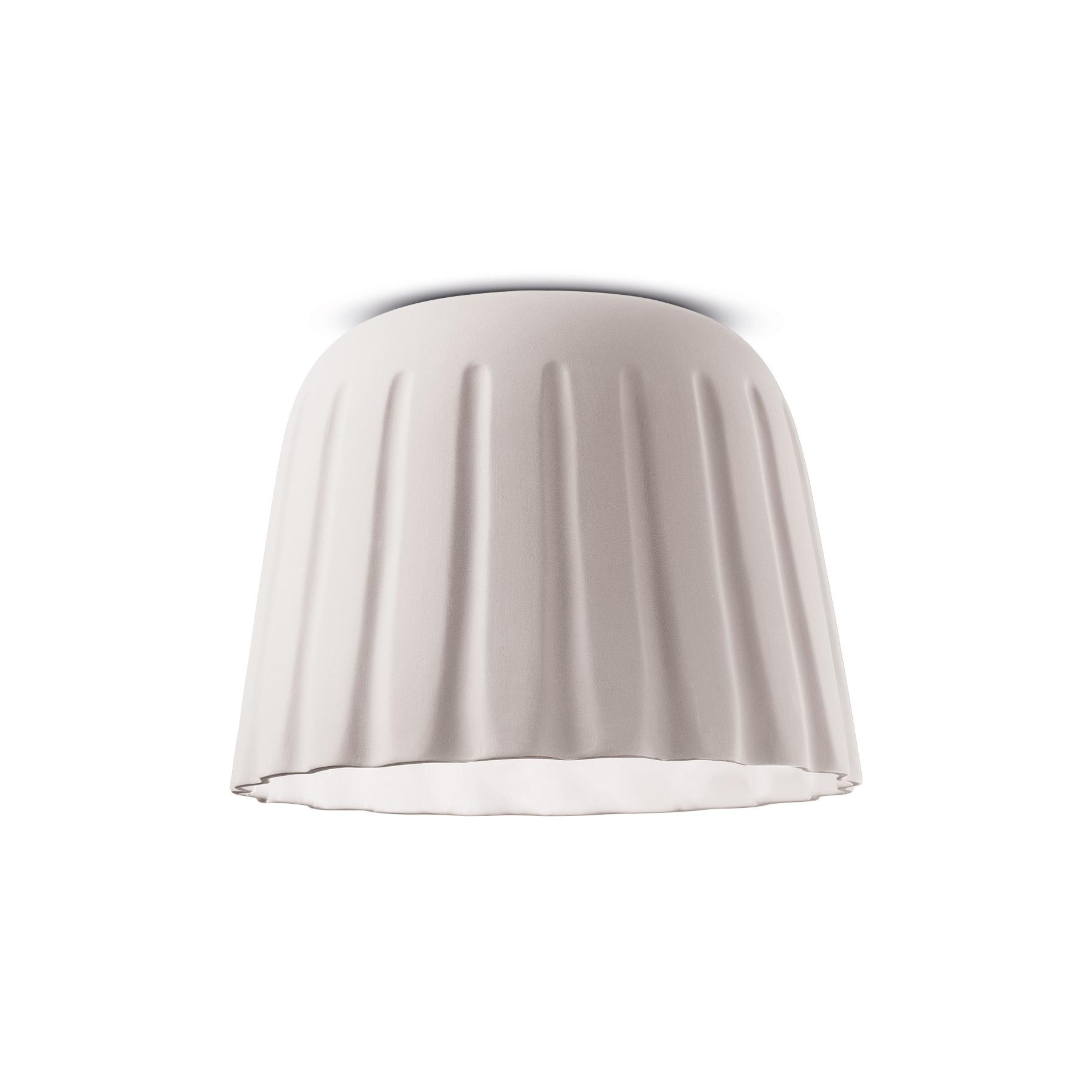 Keramik-Deckenleuchte MADAME GRES weiß