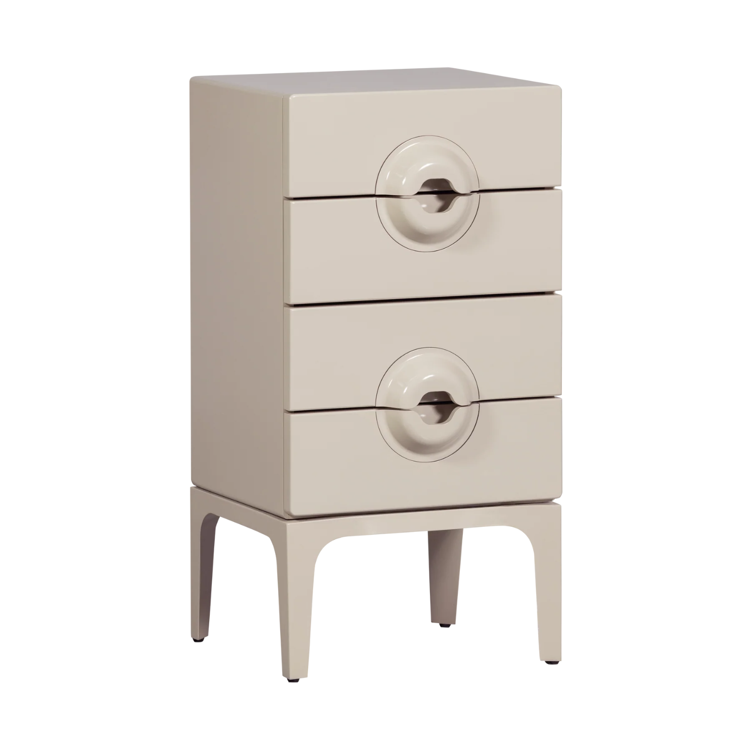 Kast MERGE warm crèmekleurig