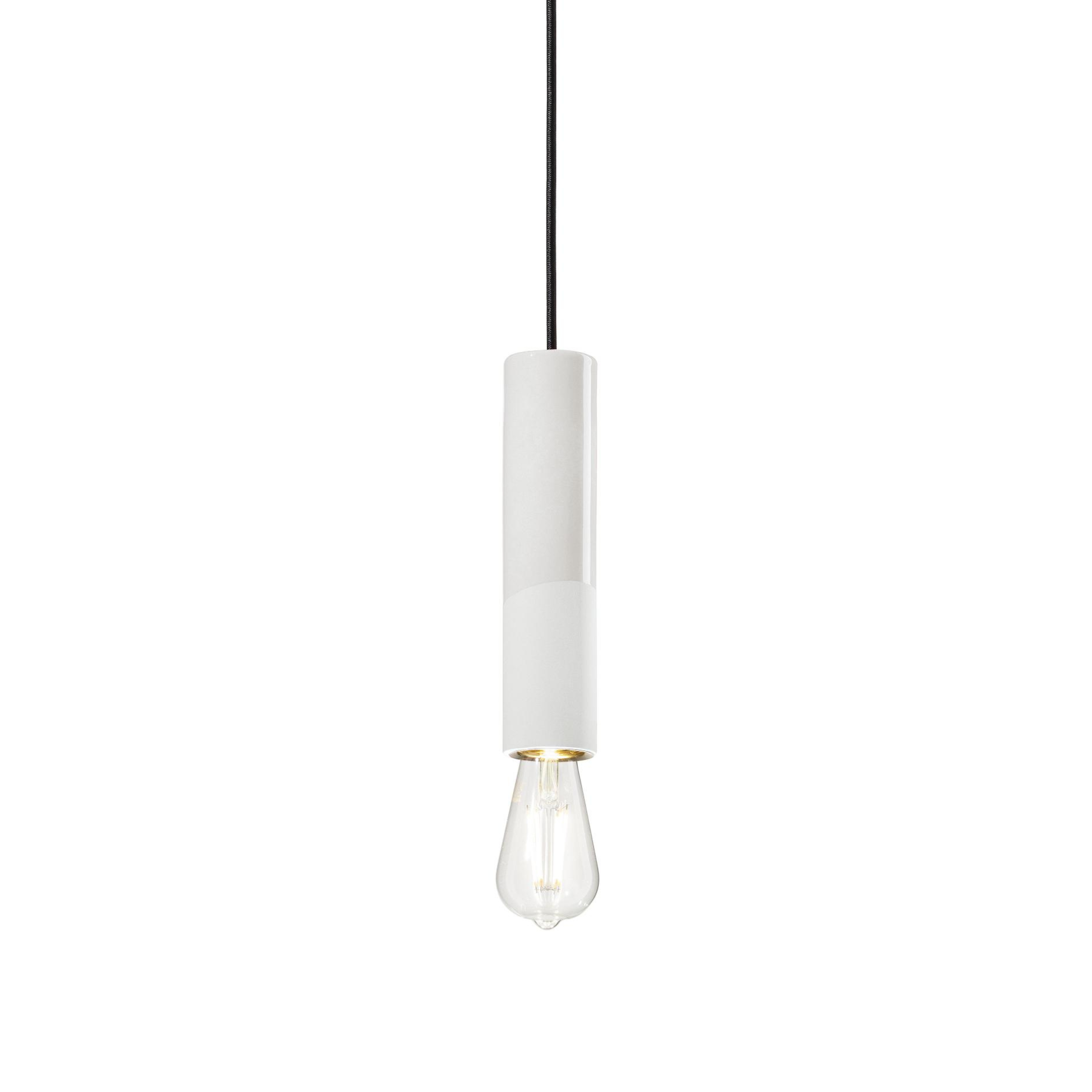 Witte keramische hanglamp PI