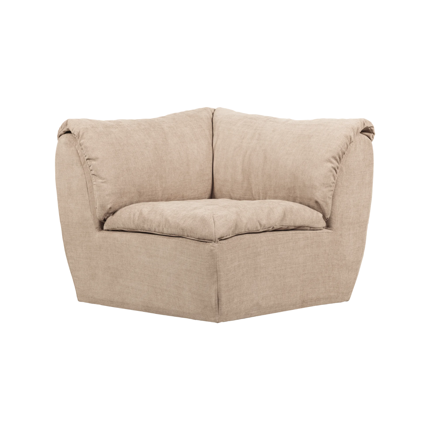 BAGGY modular sofa - sand corner element