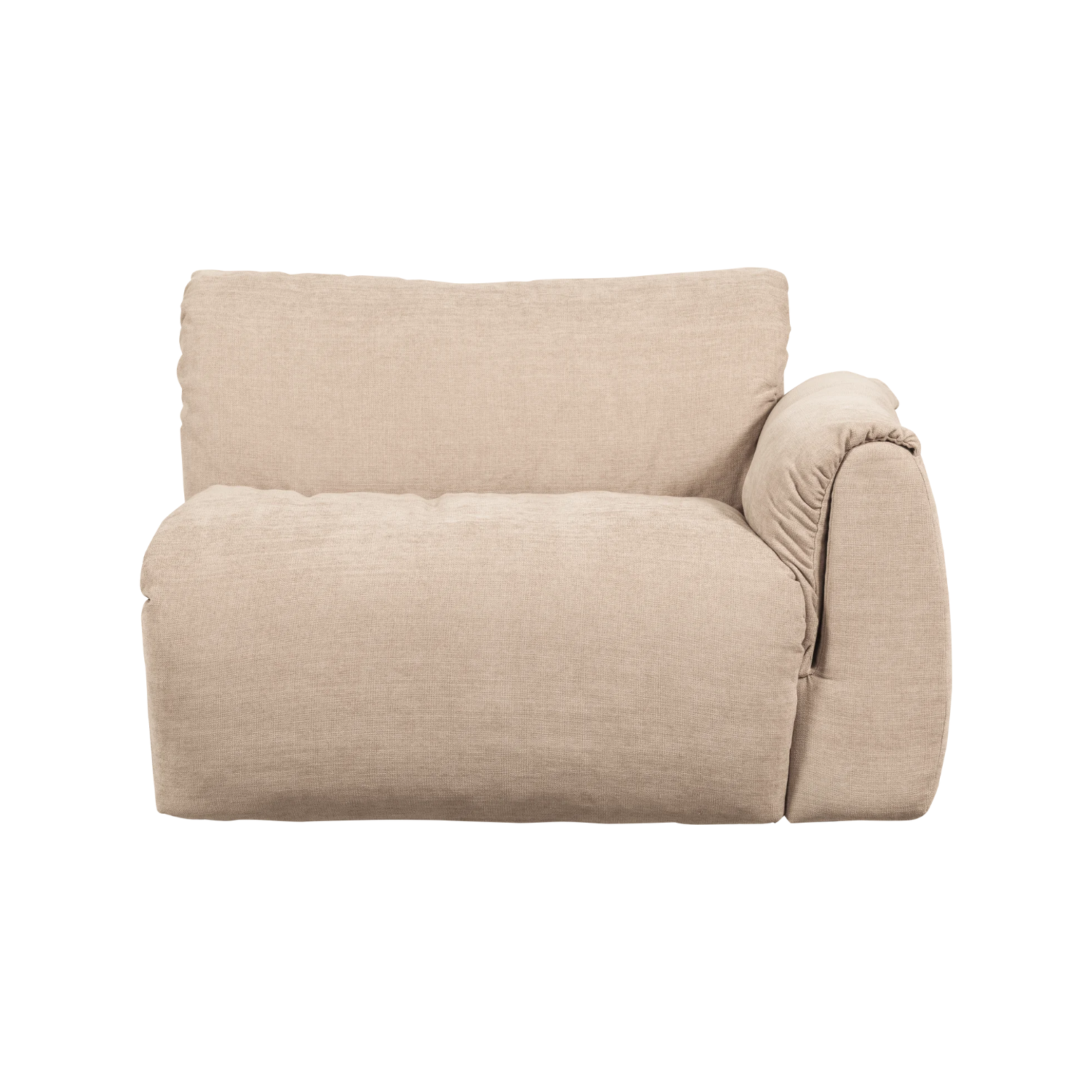 Modulares Sofa BAGGY - rechte Element sandfarben