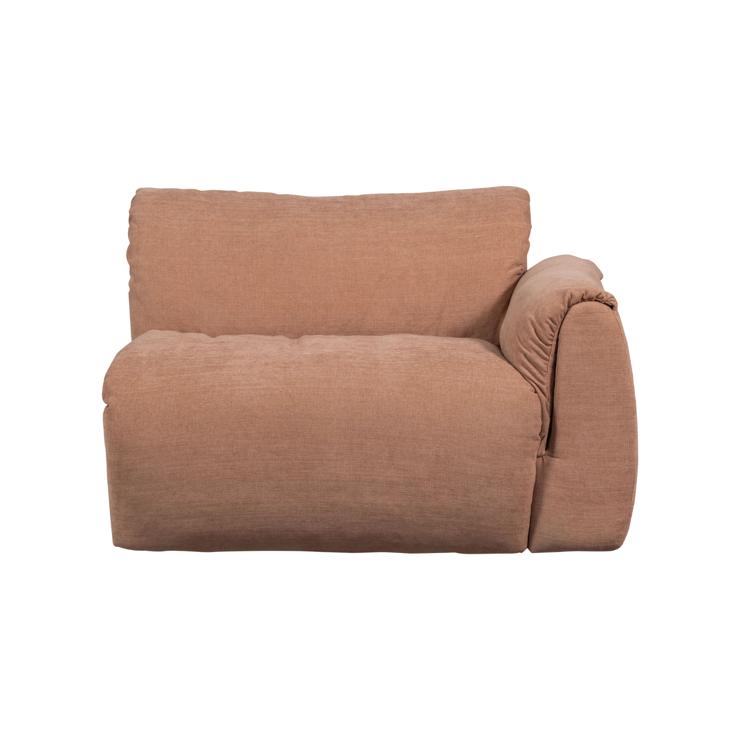 Modulares Sofa BAGGY - rechte Element in Rosa