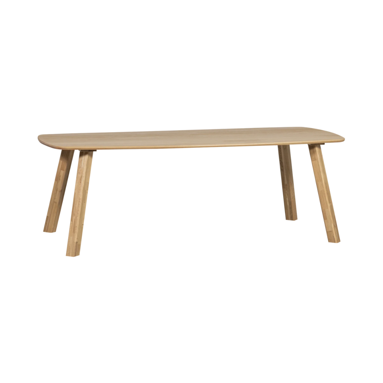 Ovale tafel TABLO gelijmd eikenhout