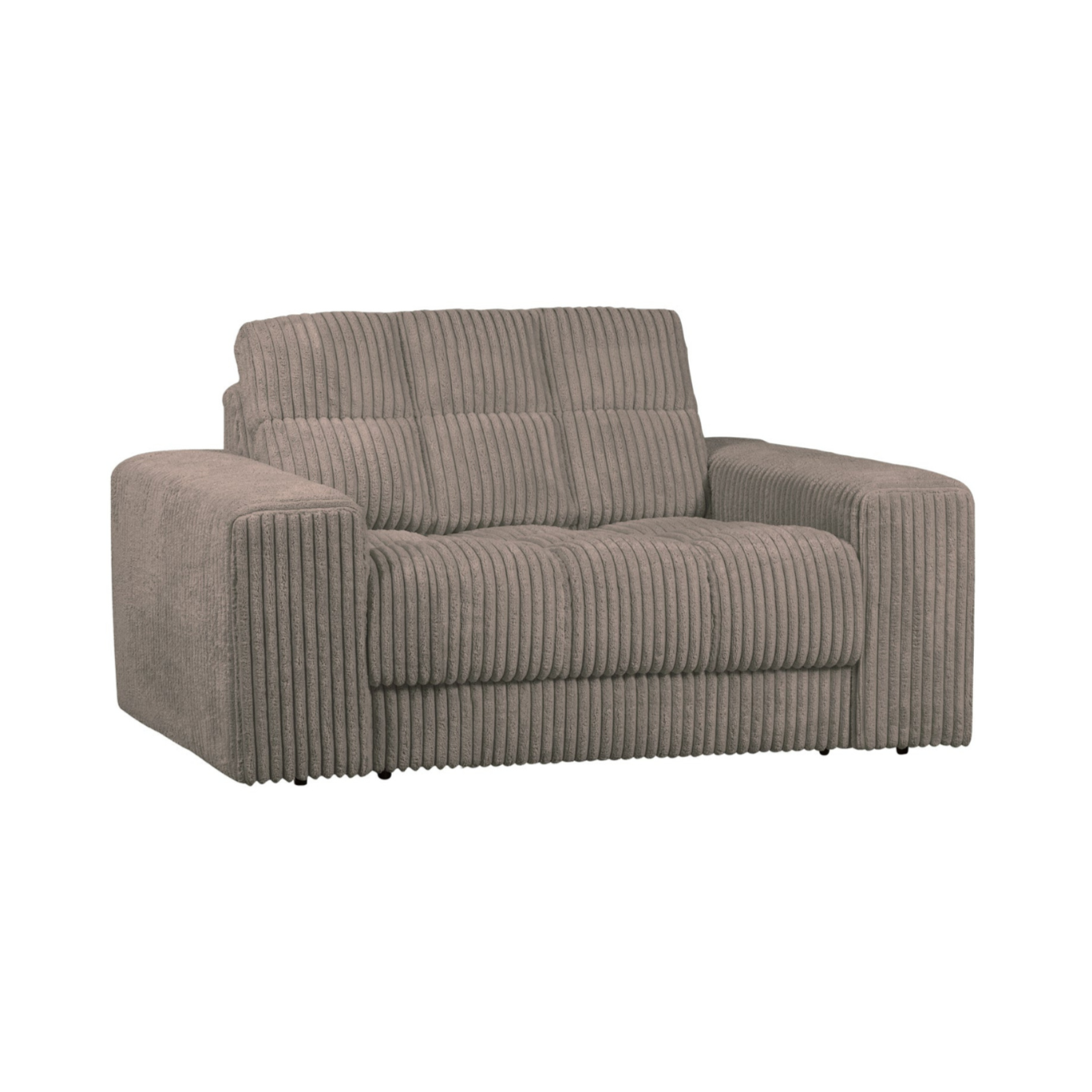 Sofa loveseat SECOND DATE brown corduroy