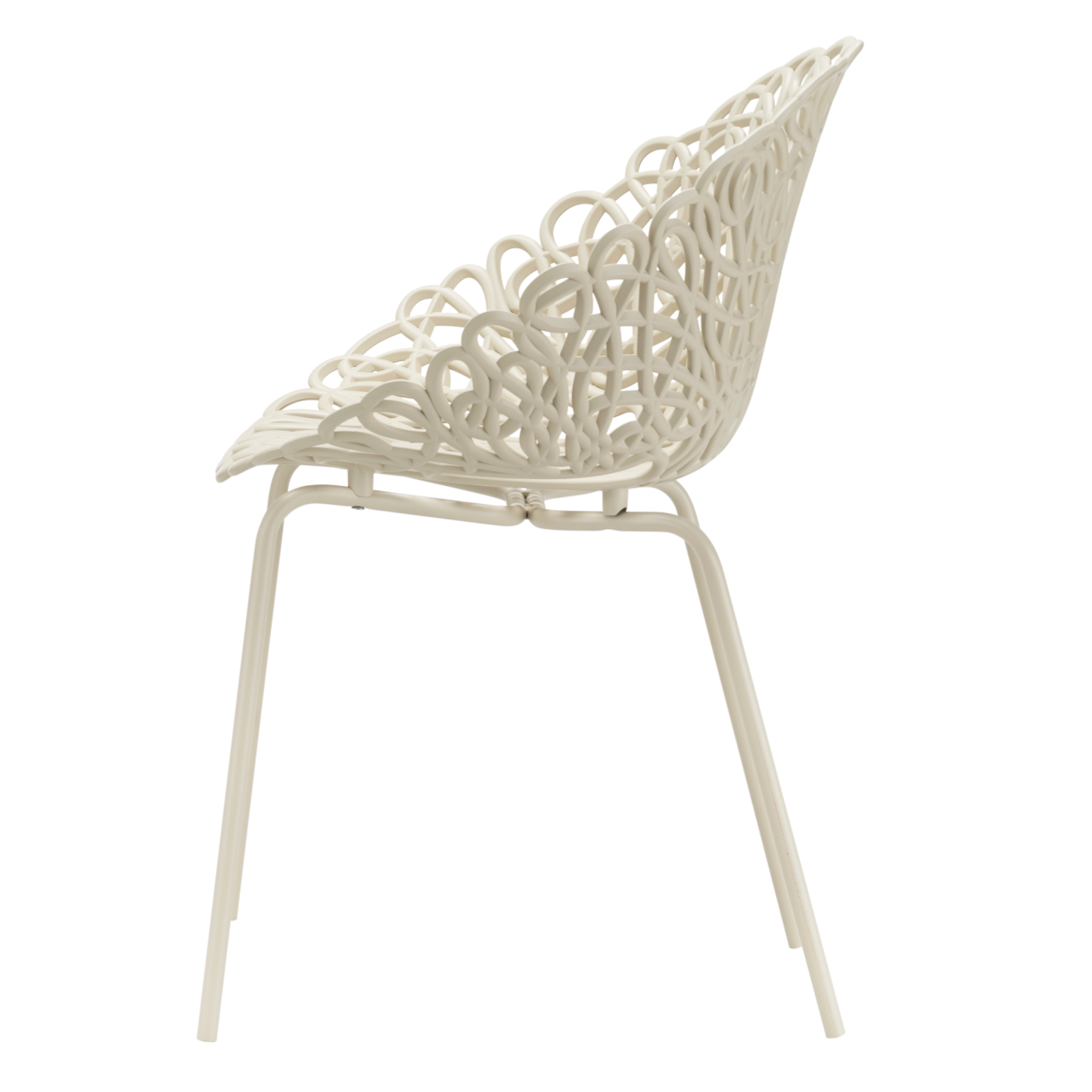 BACANA Creme Gartenstuhl-Set