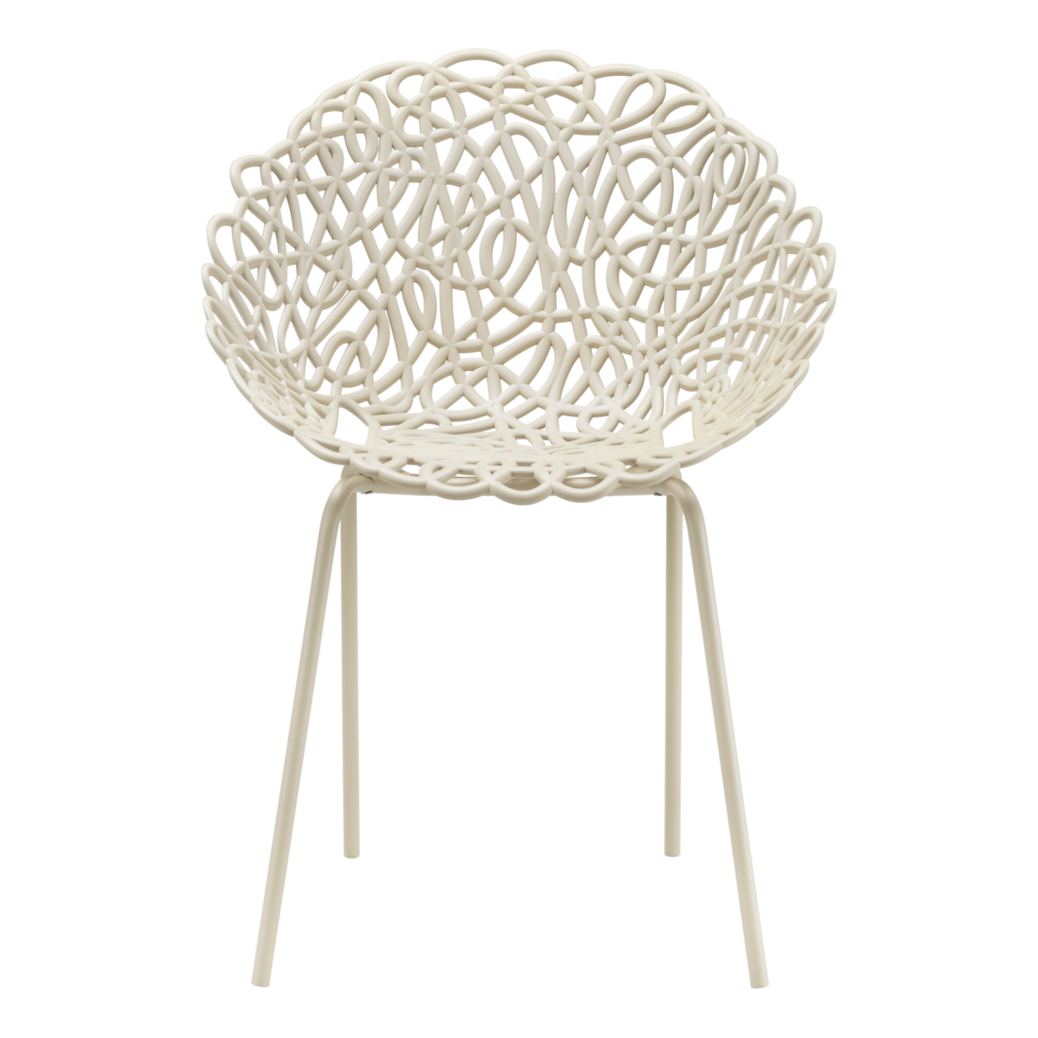 BACANA Creme Gartenstuhl-Set