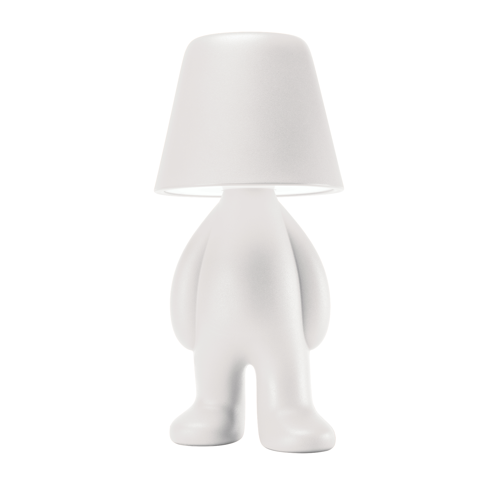 BIGGER BROTHER lamp in white