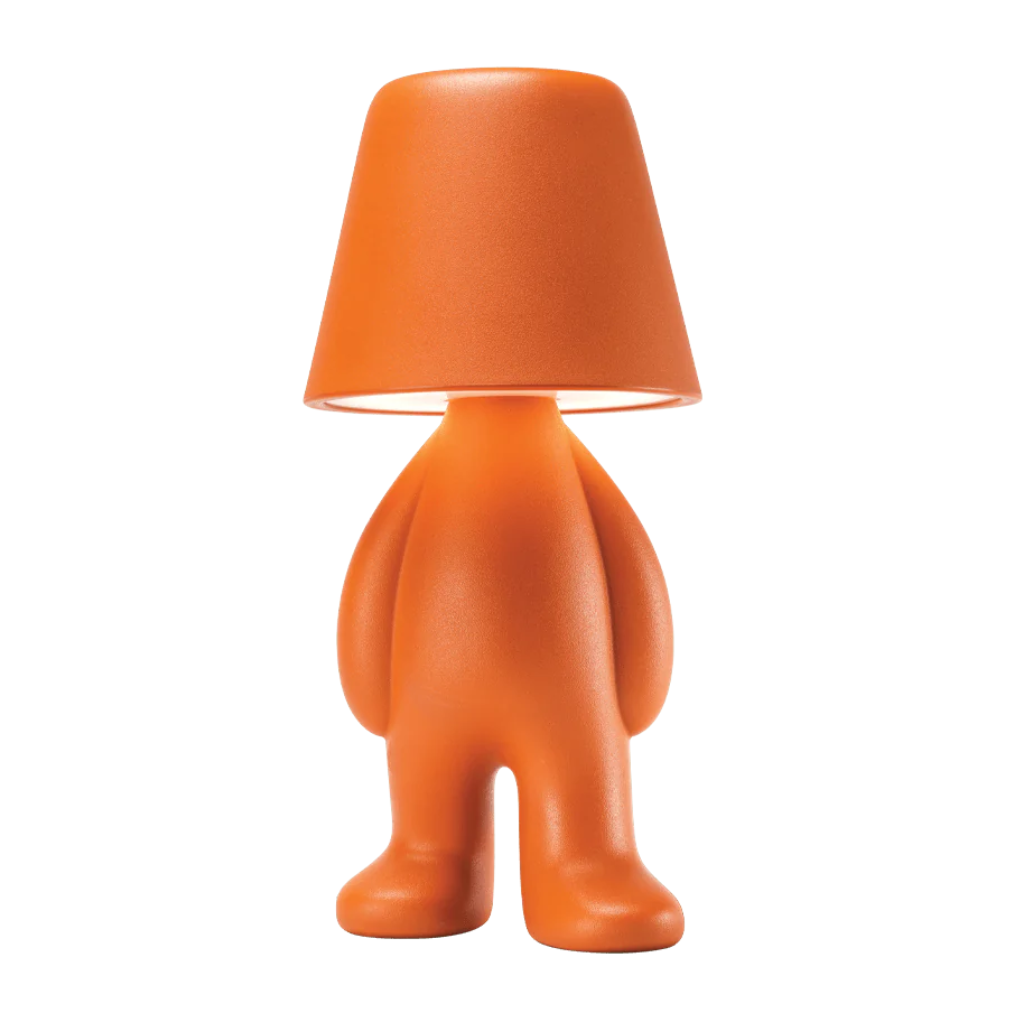 BIGGER BROTHER lamp in orange