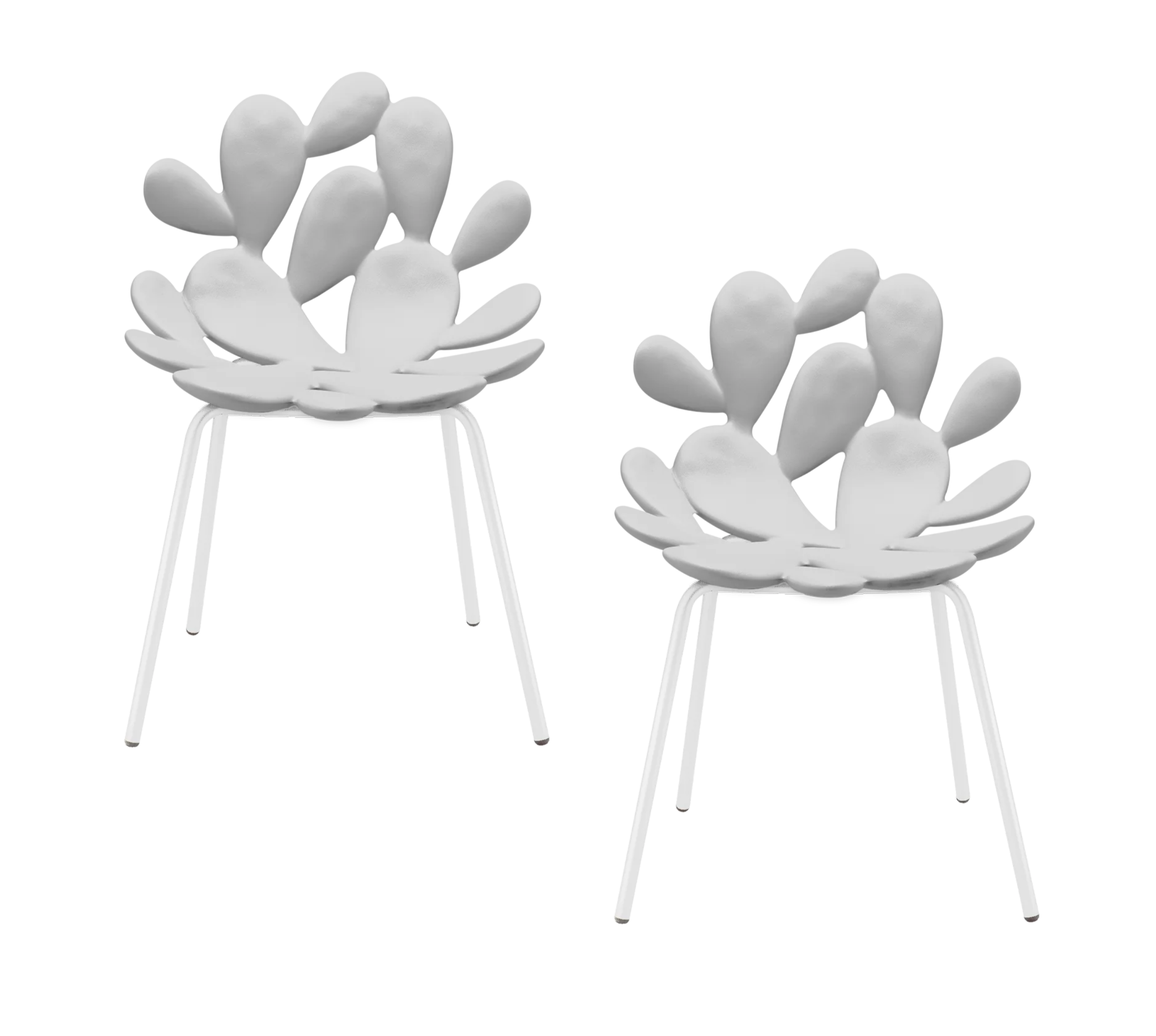 FILICUDI weißes Gartenstuhl-Set