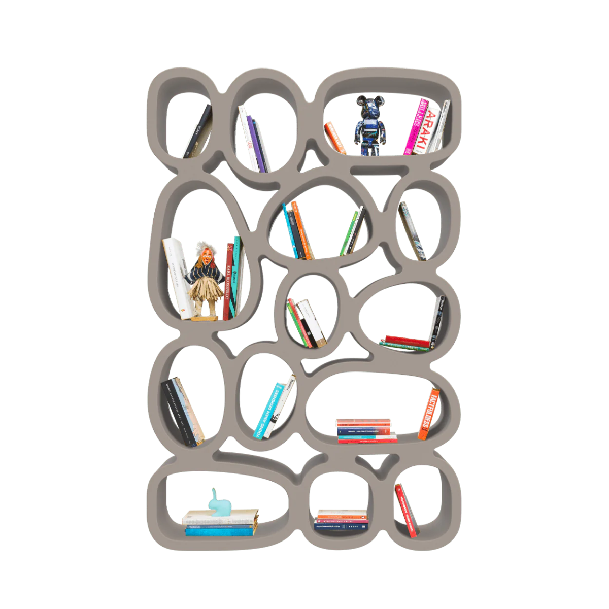 Boekenkast KOIBUCHI grijs