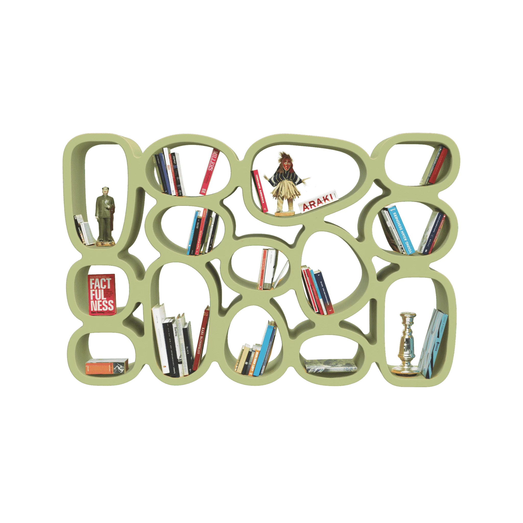 KOIBUCHI green bookshelf