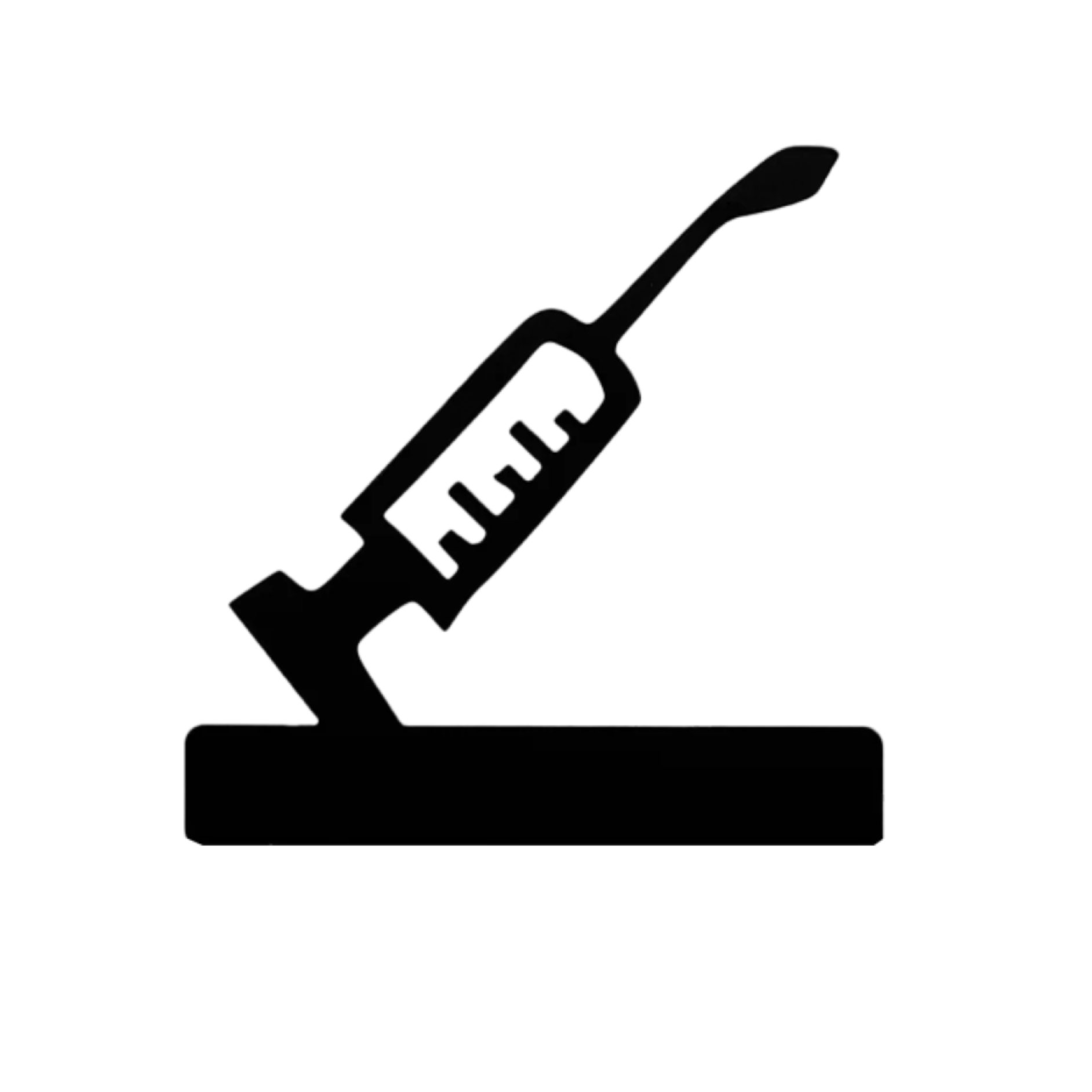 NURSE Buchstütze Schwarz