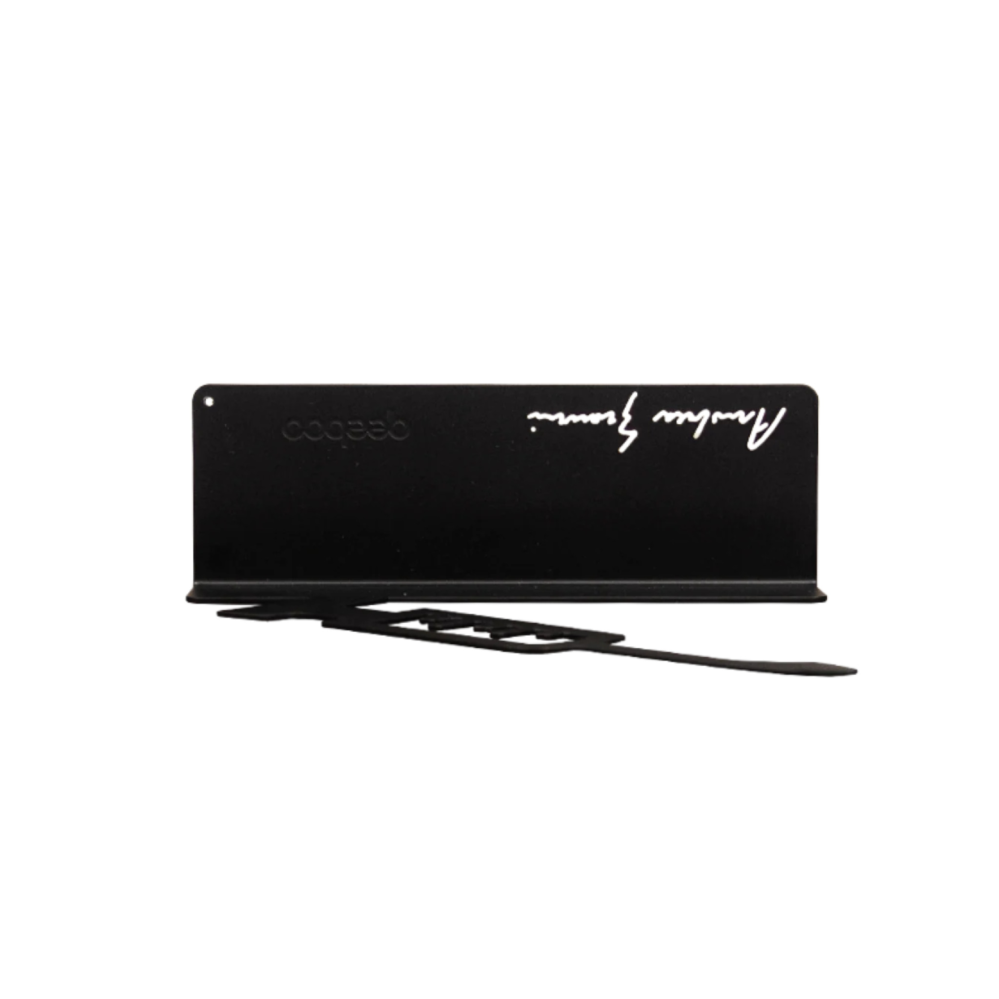 NURSE Buchstütze Schwarz