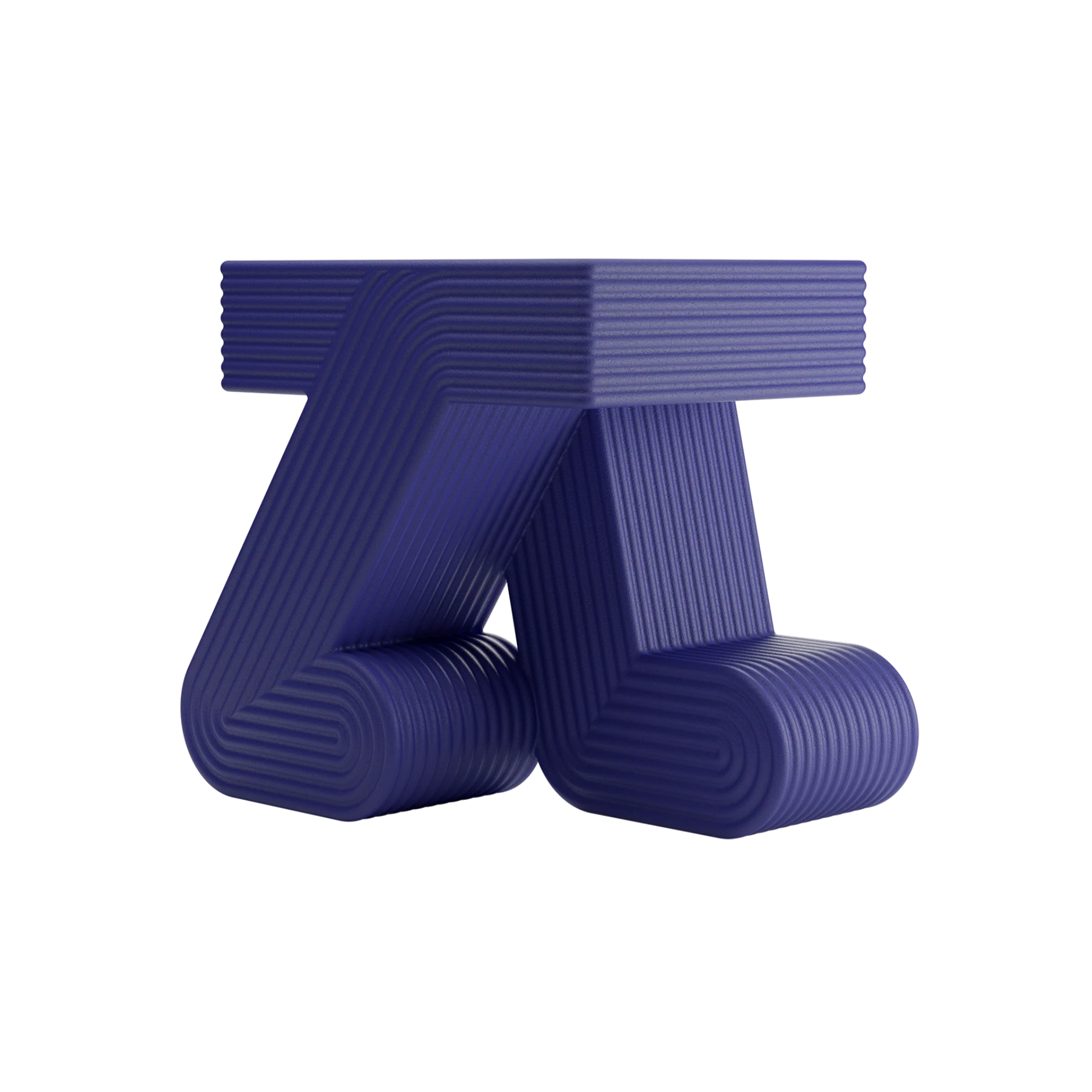 Tuin bijzettafel WALKING blauw