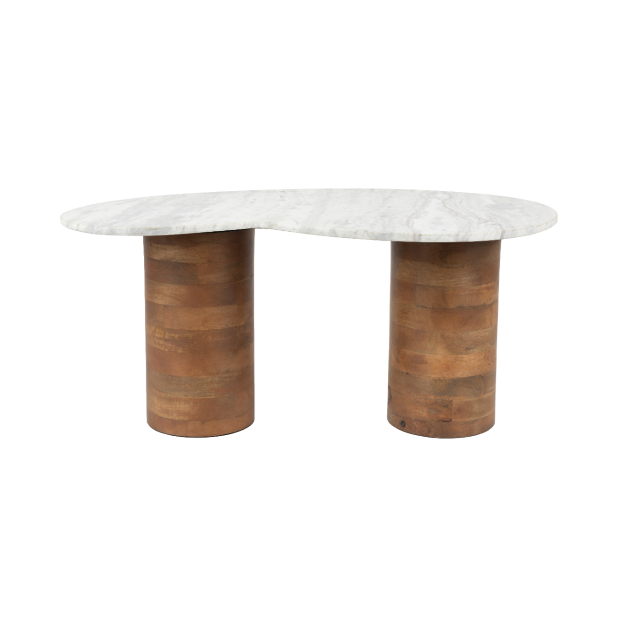 PELI Coffee Table Marble with Mango Wood