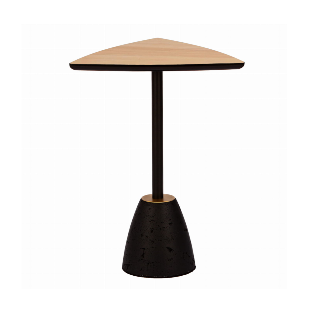 Eettafel CONCRI eikenfineer met betonnen basis