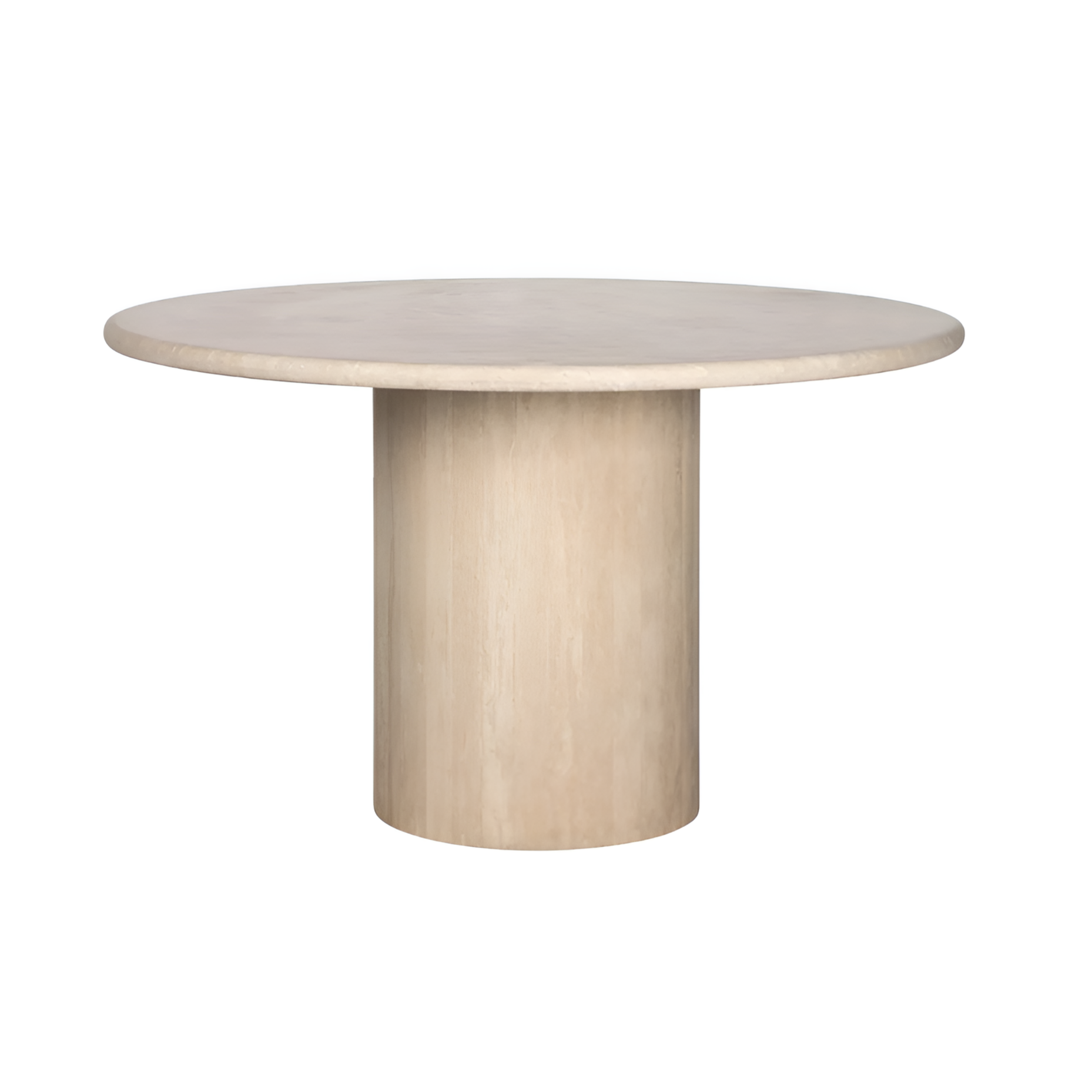 RENAISSANCE round table beige travertine