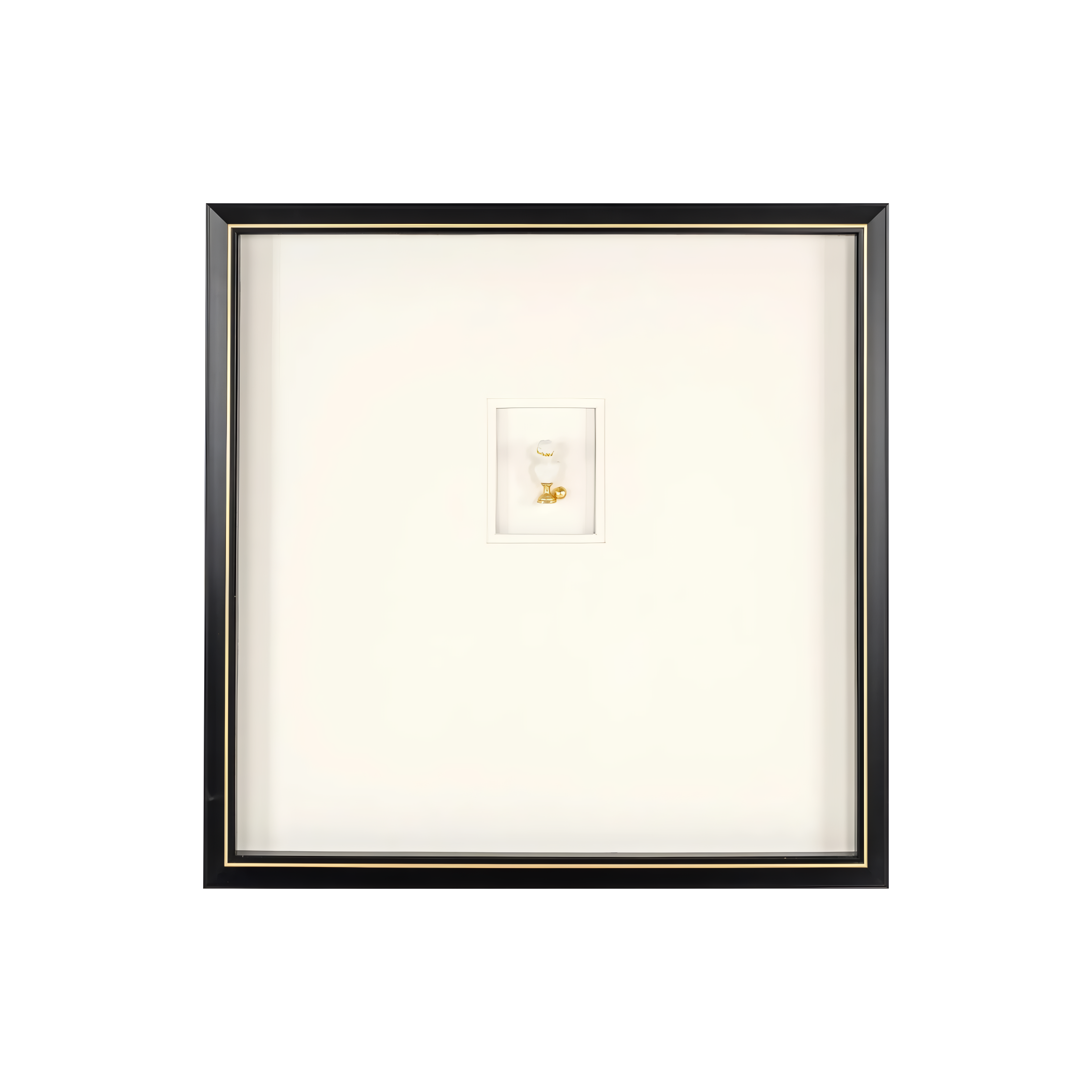 HANNA beige picture with black frame