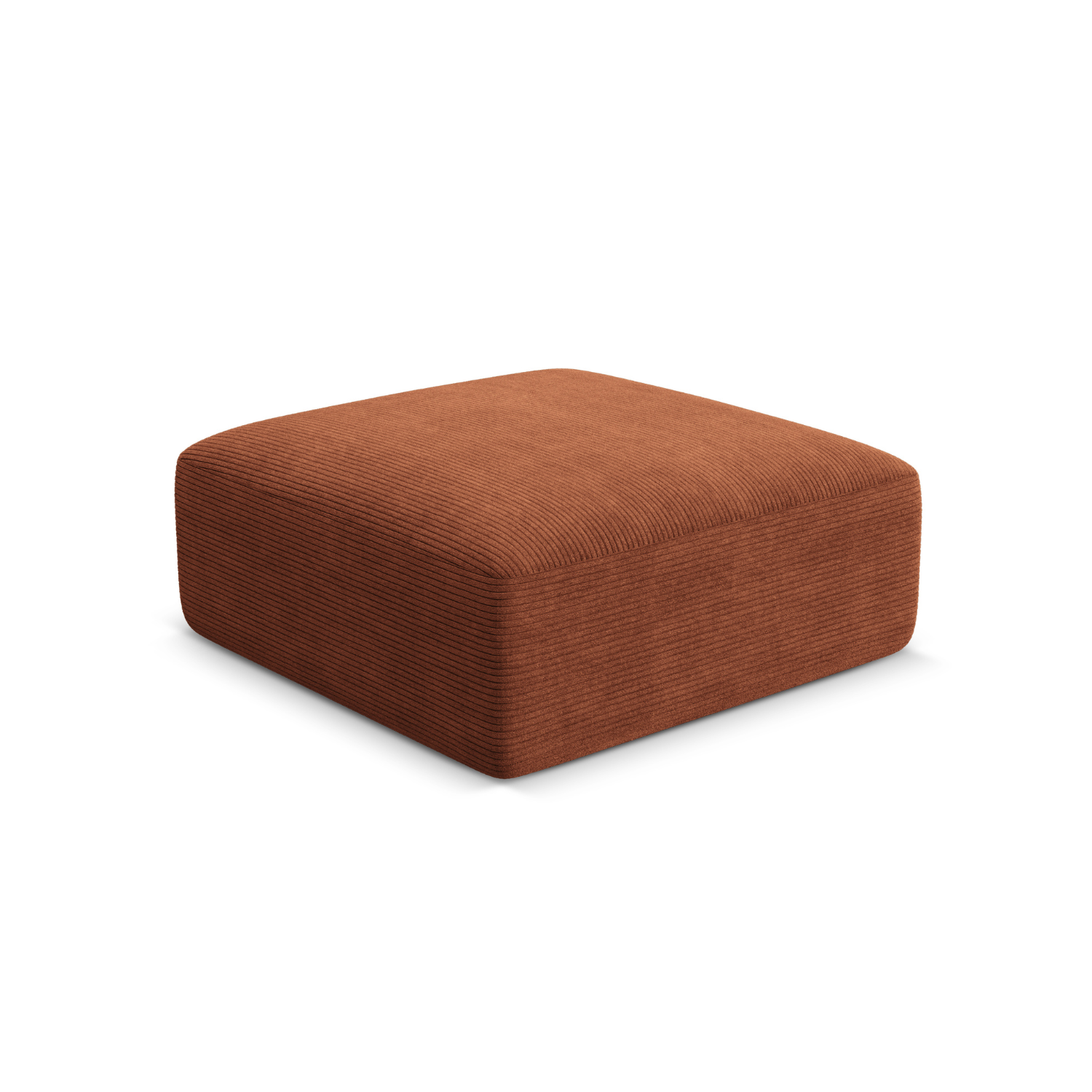 Puf CAMPI ziegelroter Cord