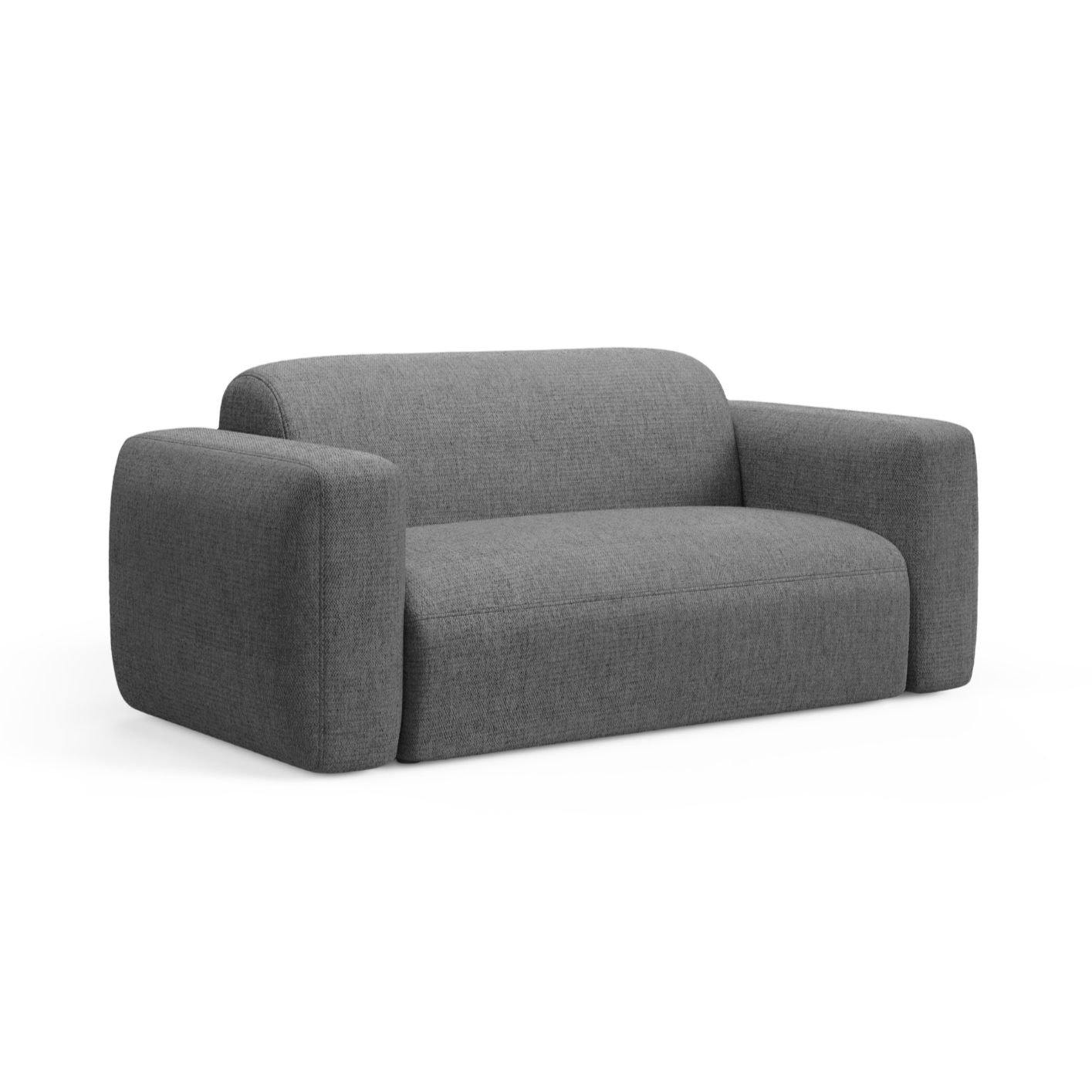 Sofa 2-zits STRINO grijs chenille