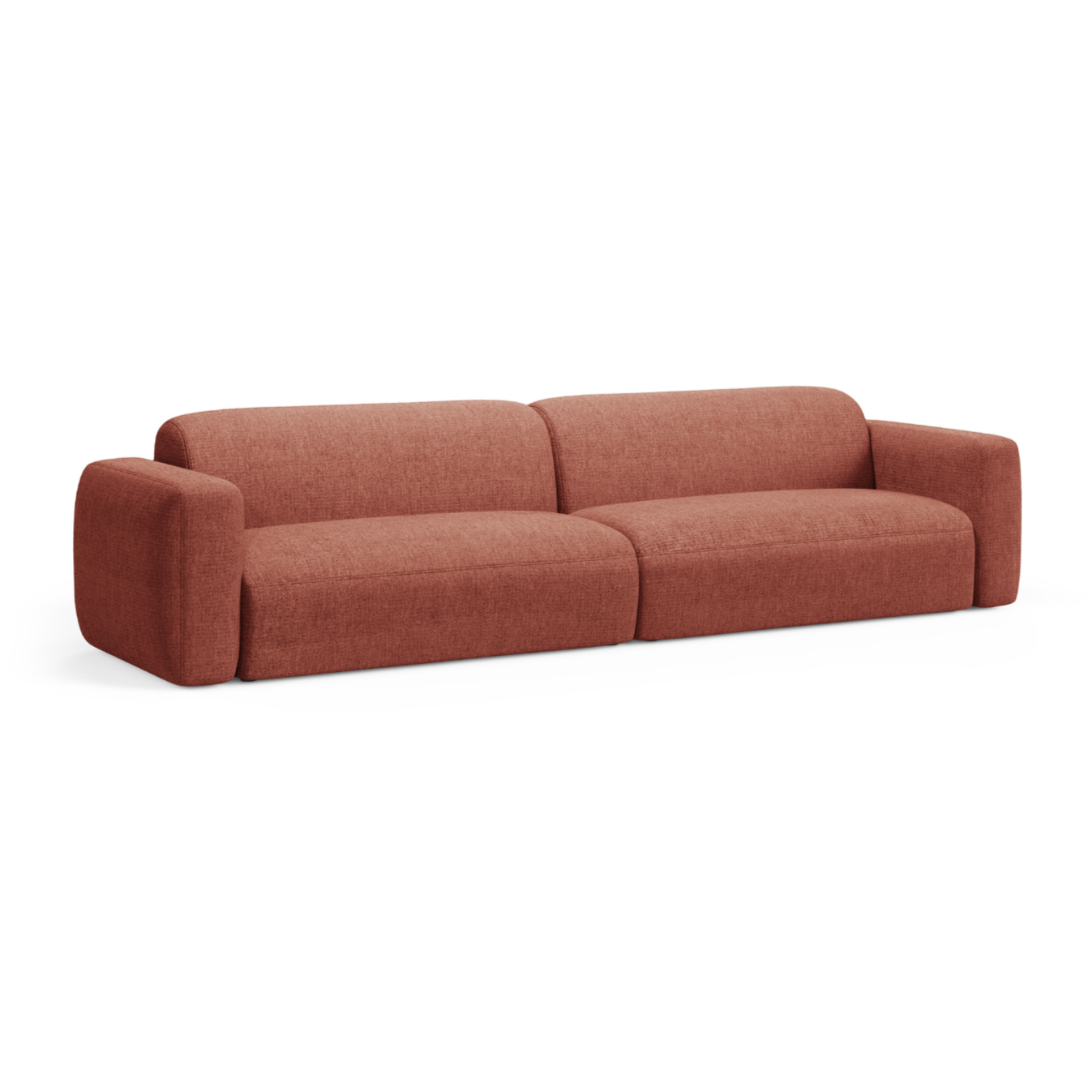 4-seater Sofa STRINO coral chenille