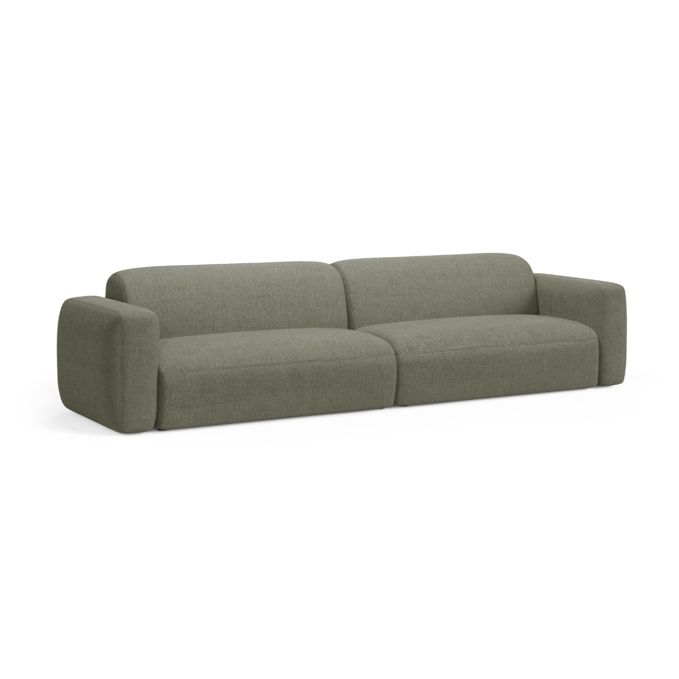 4-seater sofa STRINO olive chenille