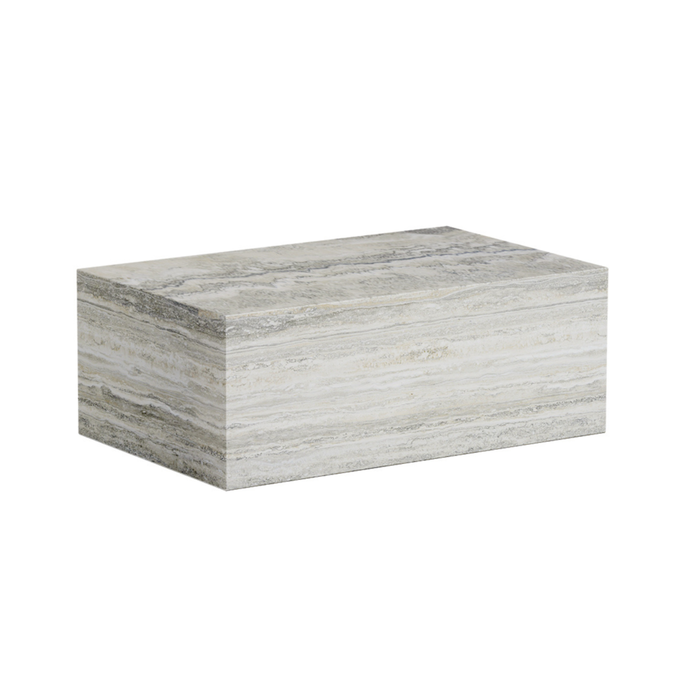 Cafétafel CUBISM grijs travertijn