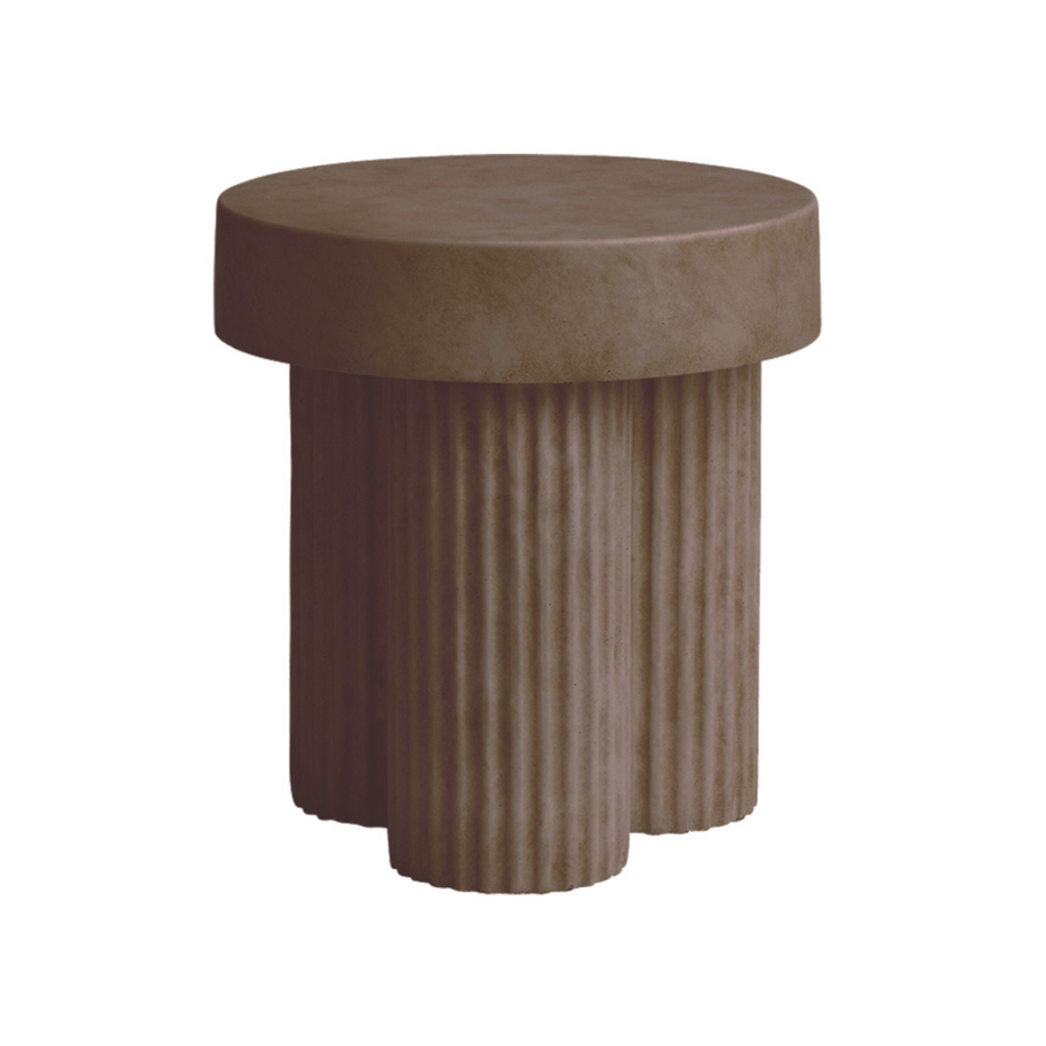 GEAR Side Table Brown Concrete