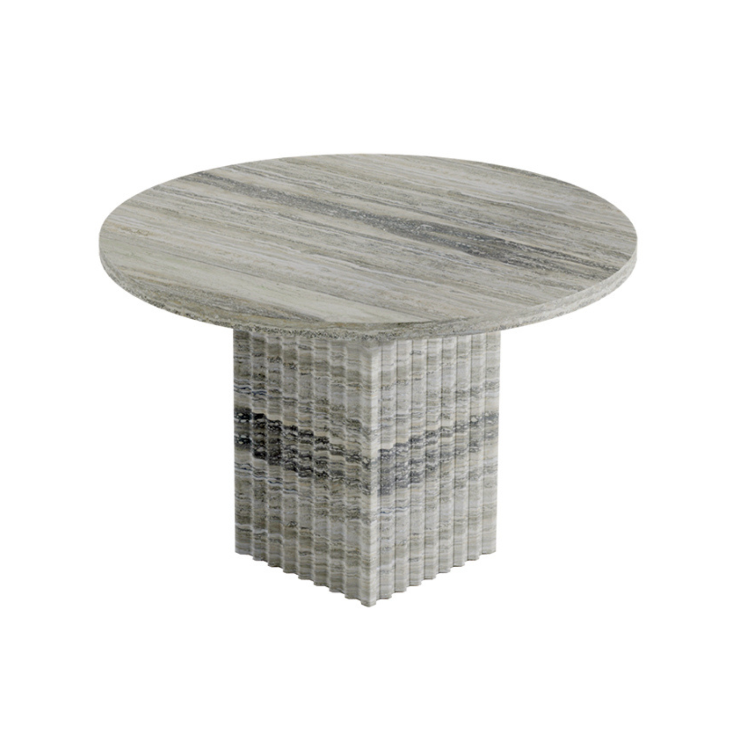 SOHO salontafel grijs travertijn