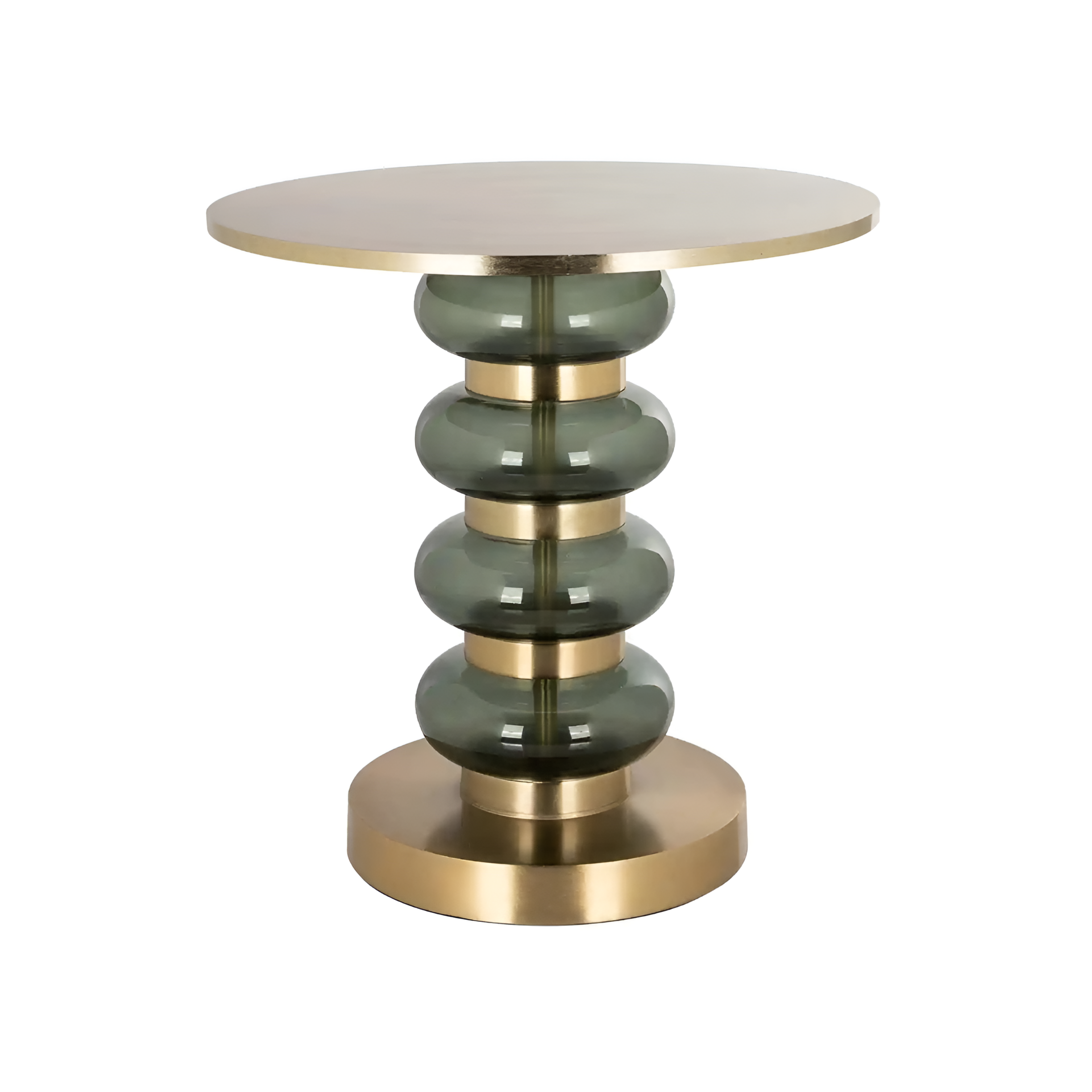 Zijtafel DALINA groen met goud