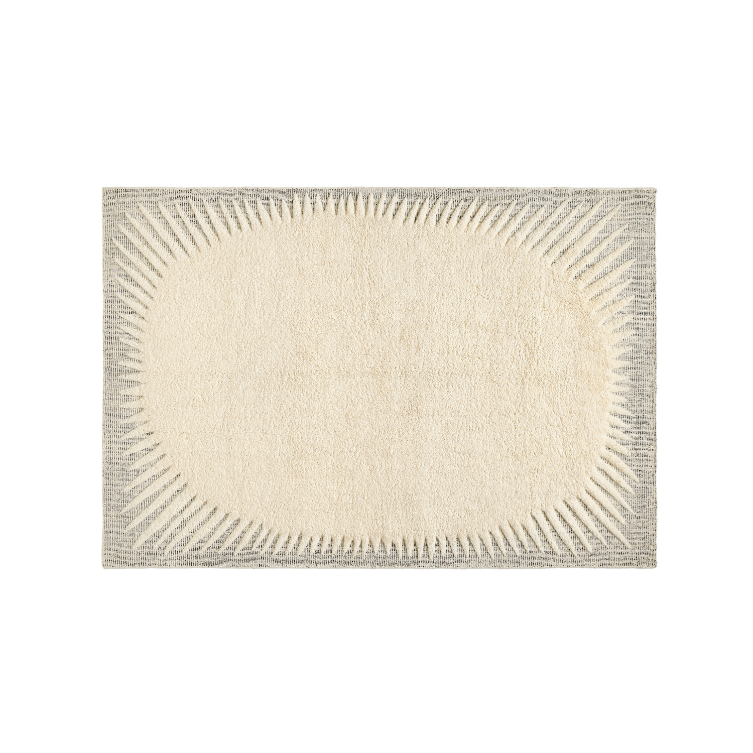 EDGY cream rug