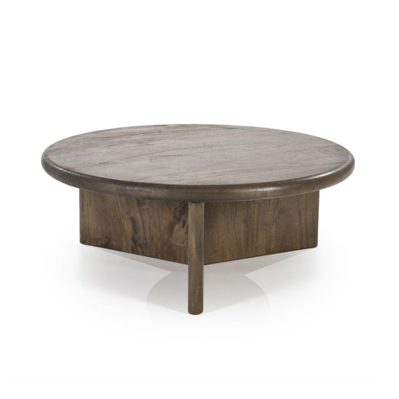 LEOTI Coffee Table Dark Brown Mango Wood