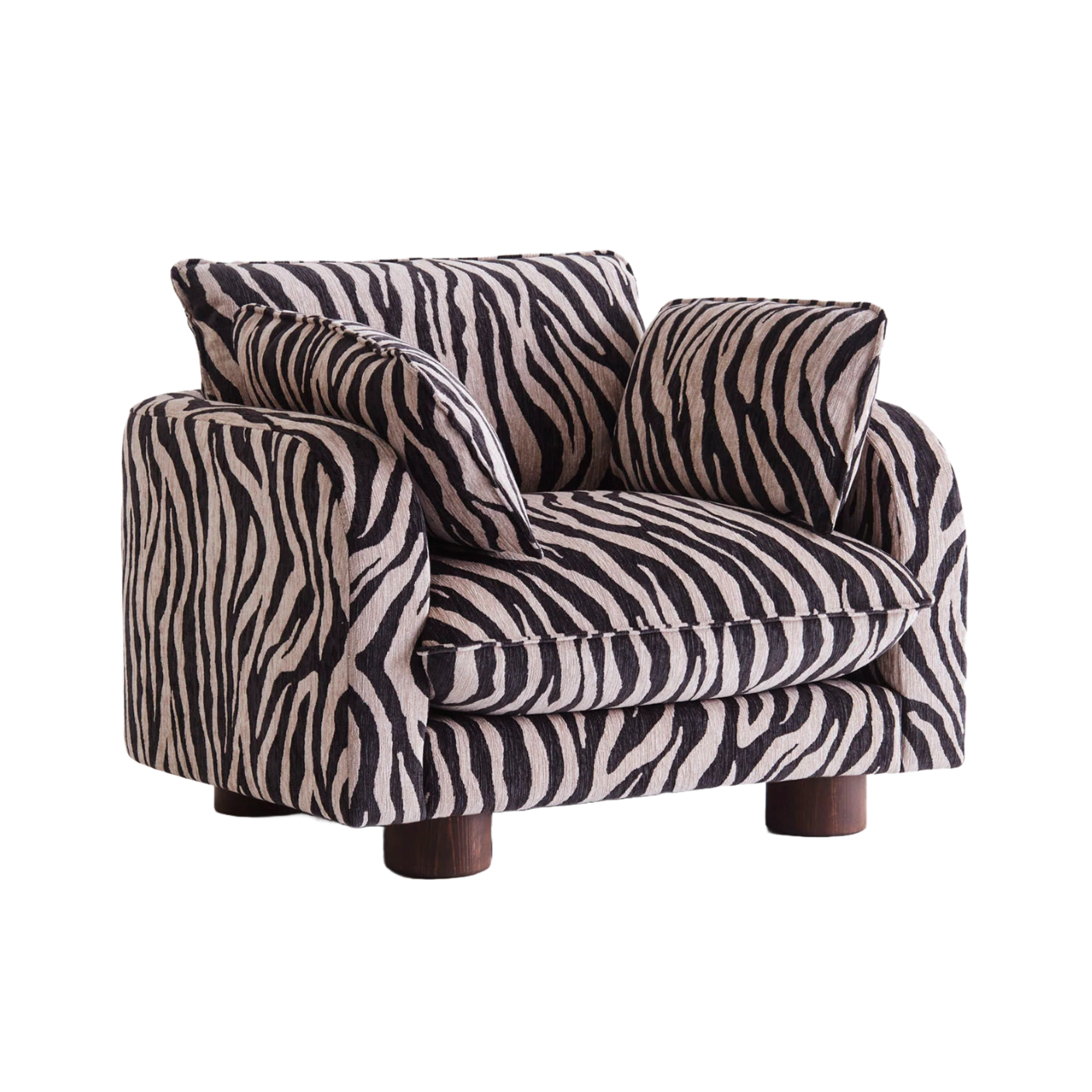 MILES zebra armchair