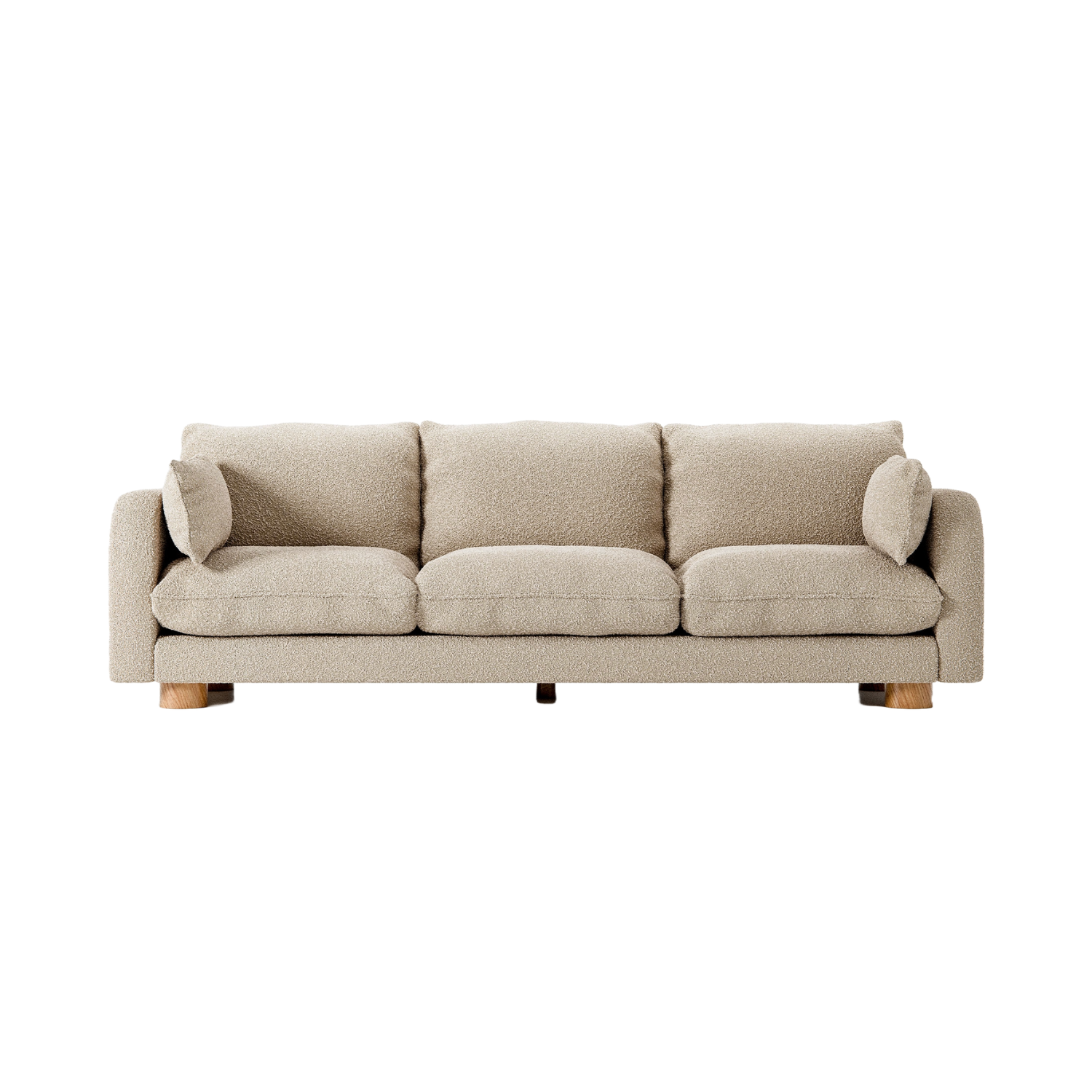 Sofa 3-sitzig MILES beige Boucle