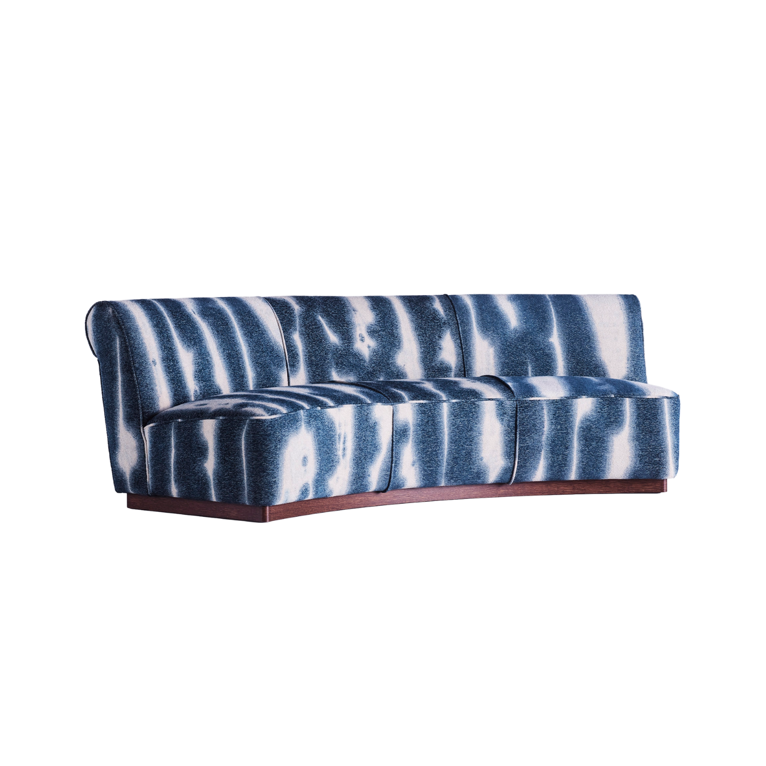 Sofa PARIS blauer Chenille