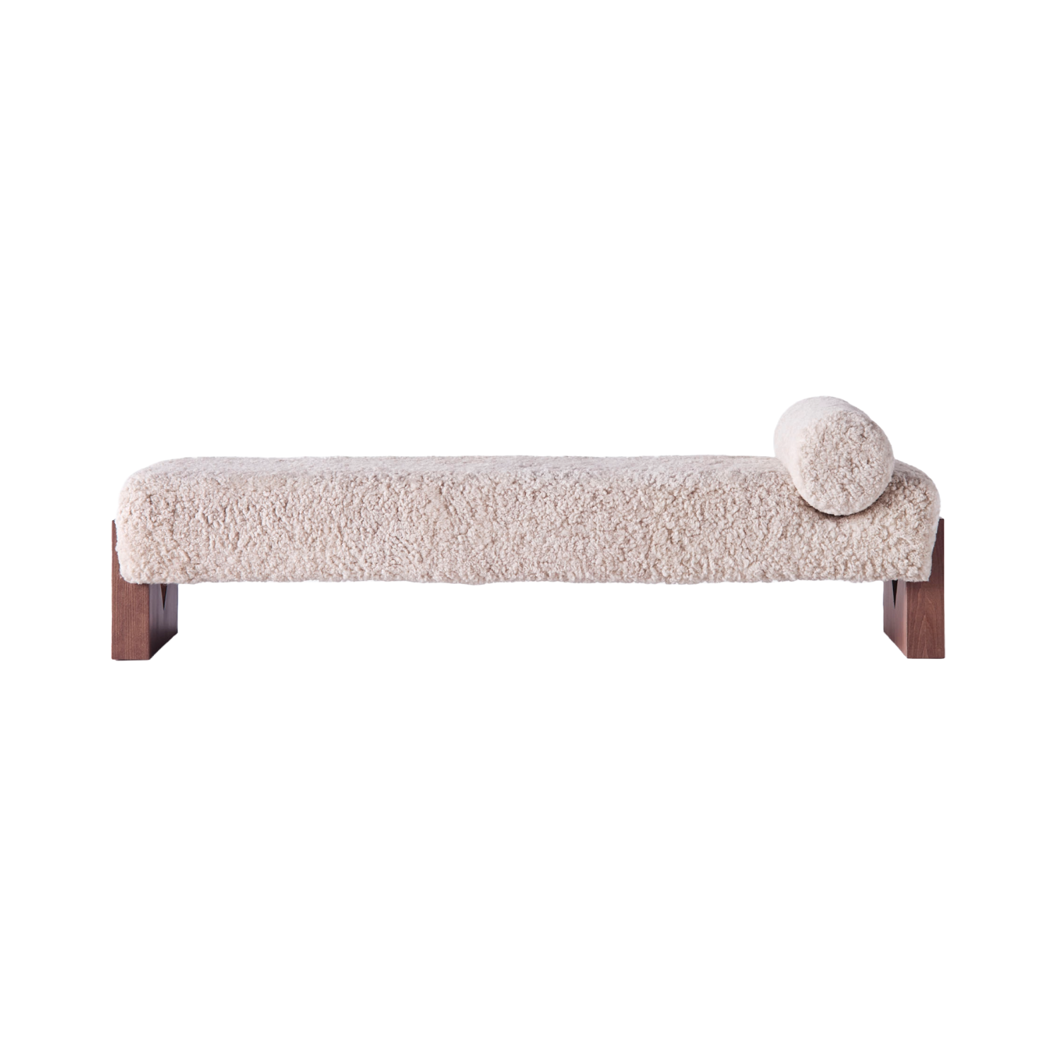 Loungebank V schapenleer