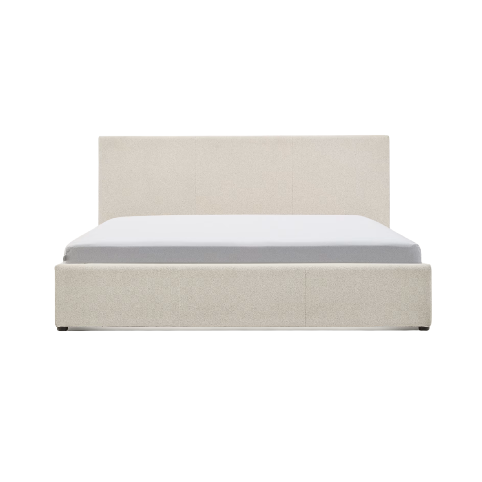 Bed met opbergruimte NAHIRI beige