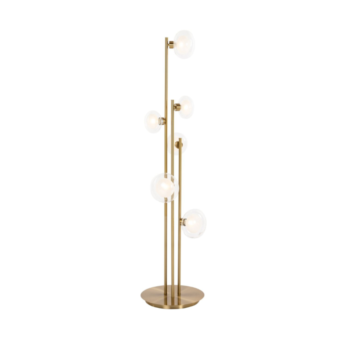 Stehlampe LUVA gold
