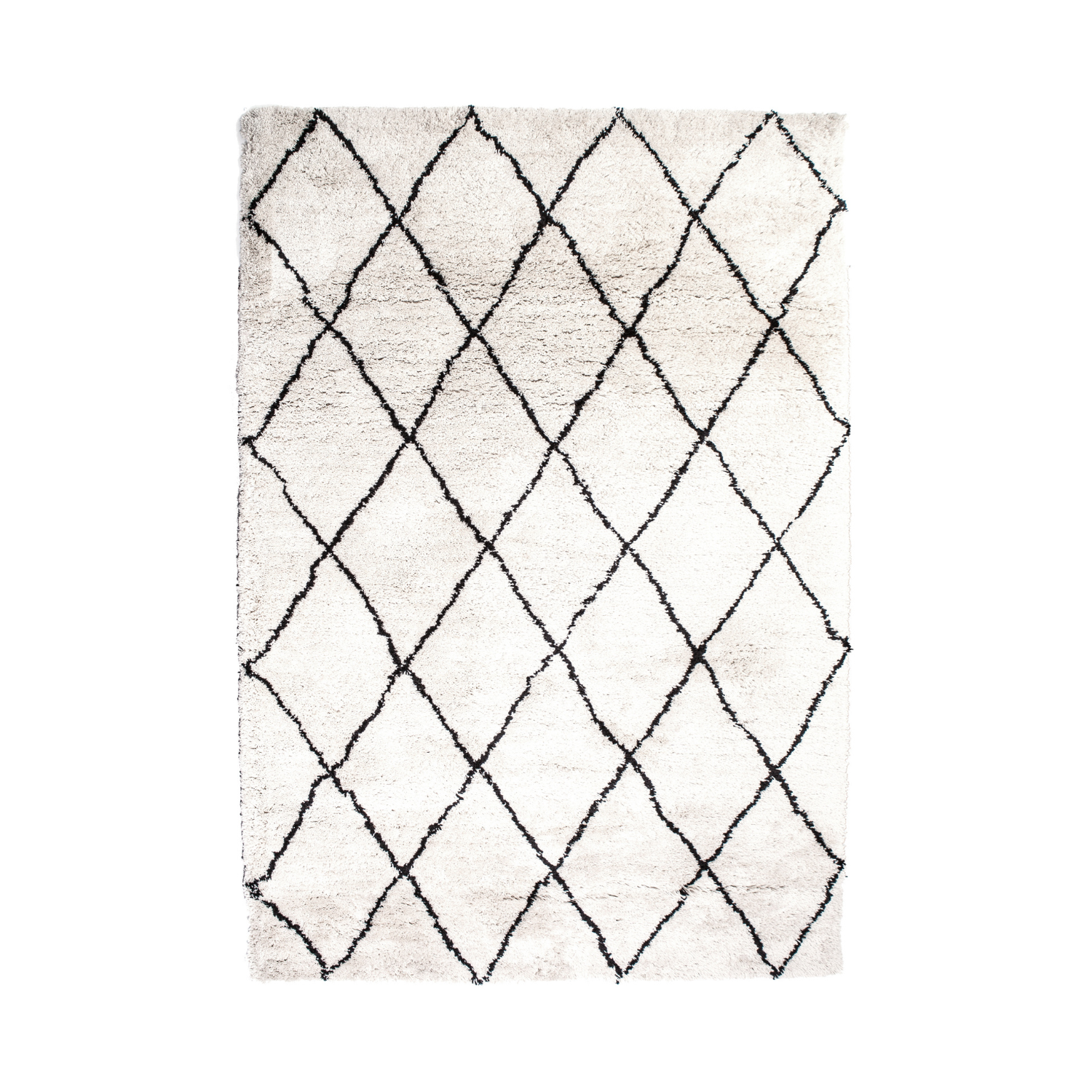 Teppich ROX beige mit Schwarz