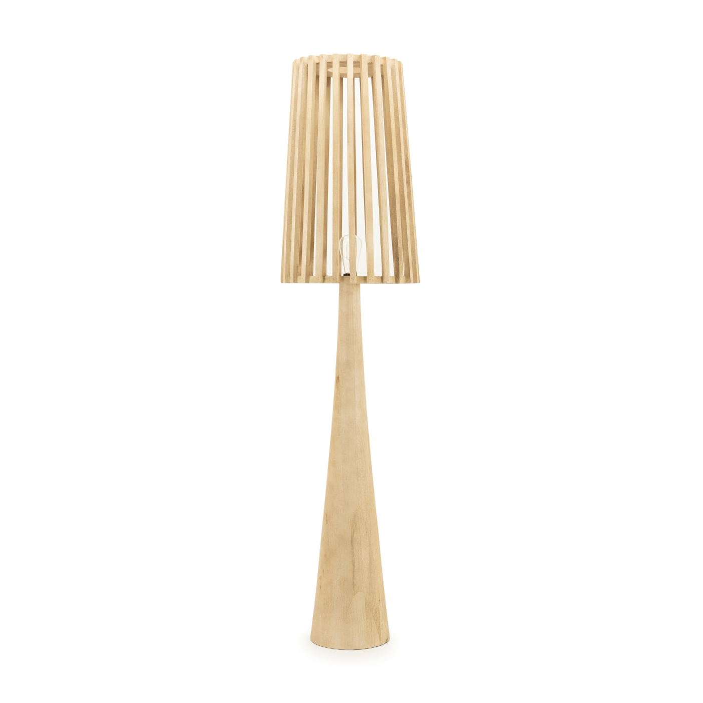 GUARD mango wood floor lamp