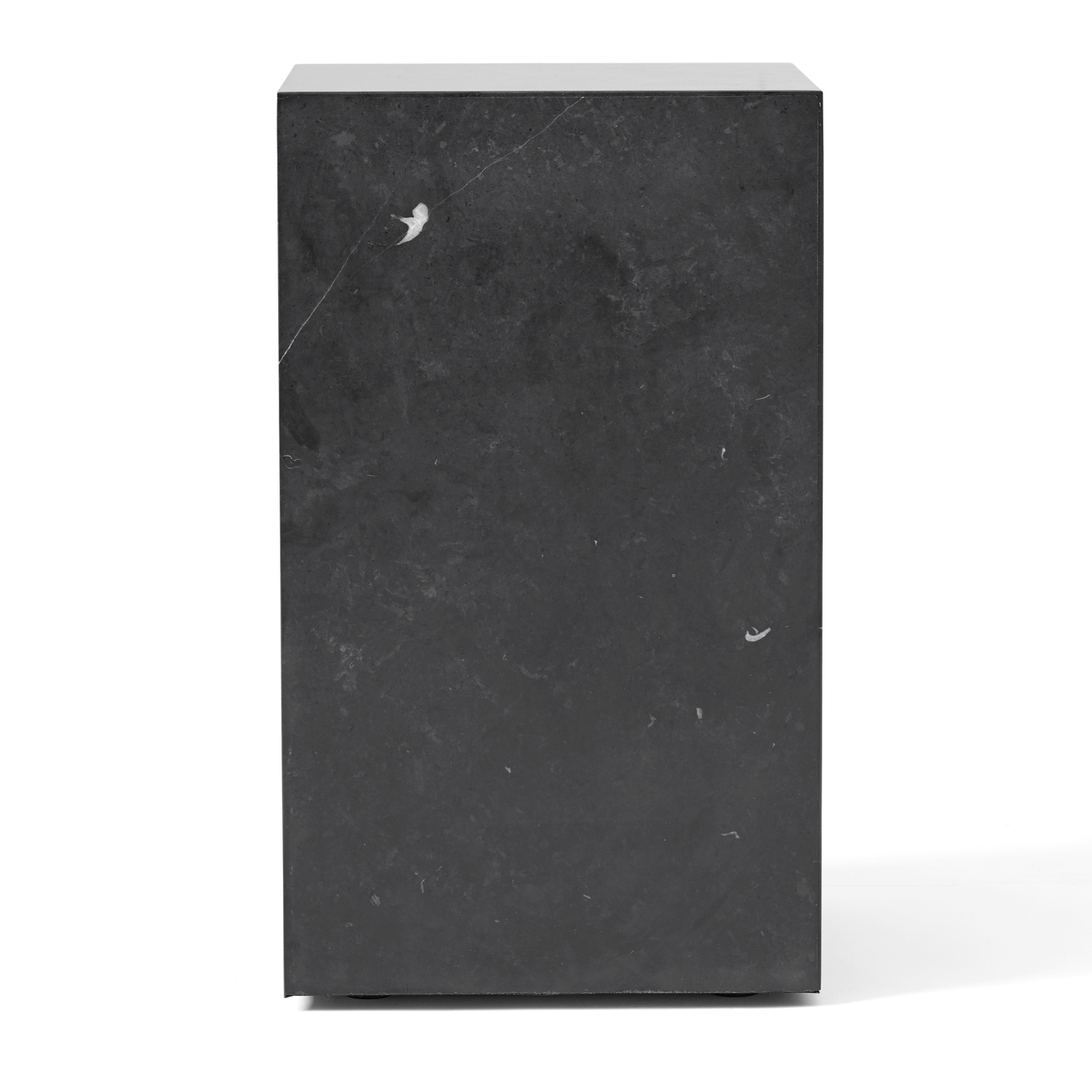 Beistelltisch PLINTH grauer Marmor