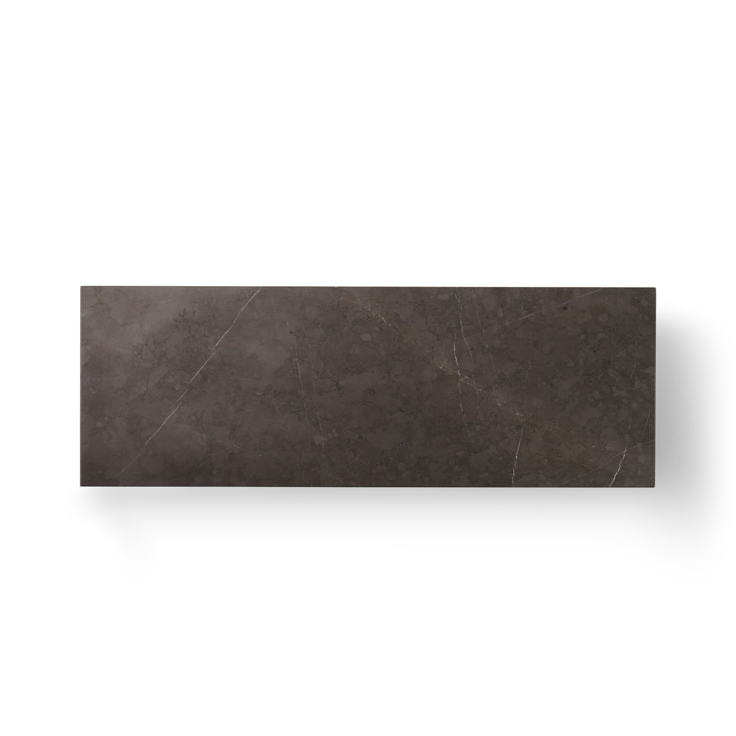 Salontafel PLINTH BRIDGE grijs marmer