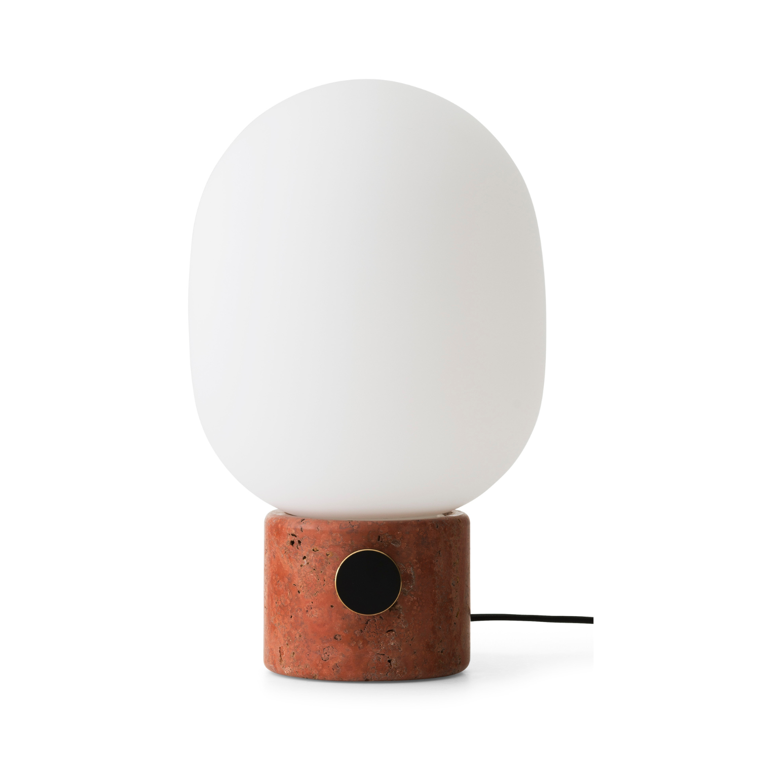 Tafellamp JWDA rode travertijn