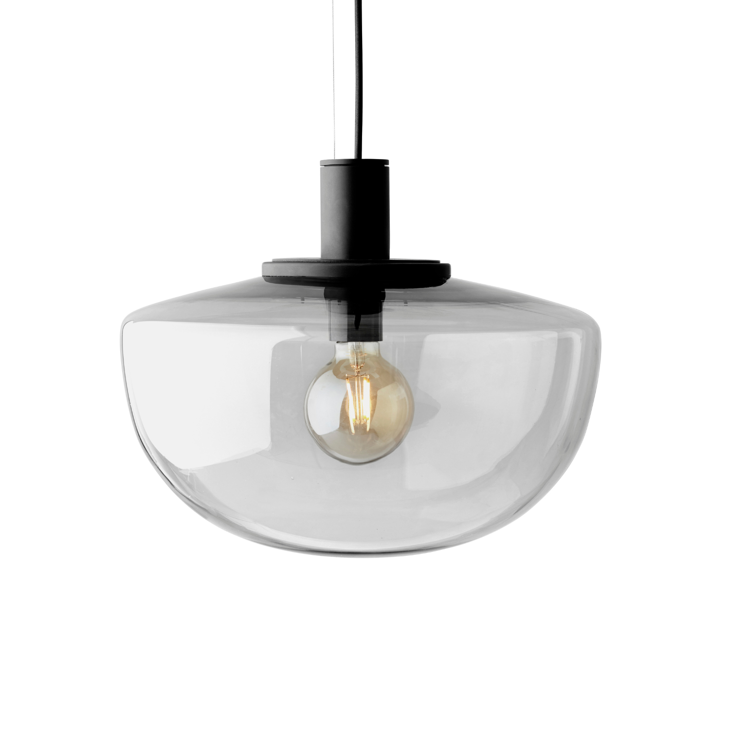 BANK pendant lamp smoked glass