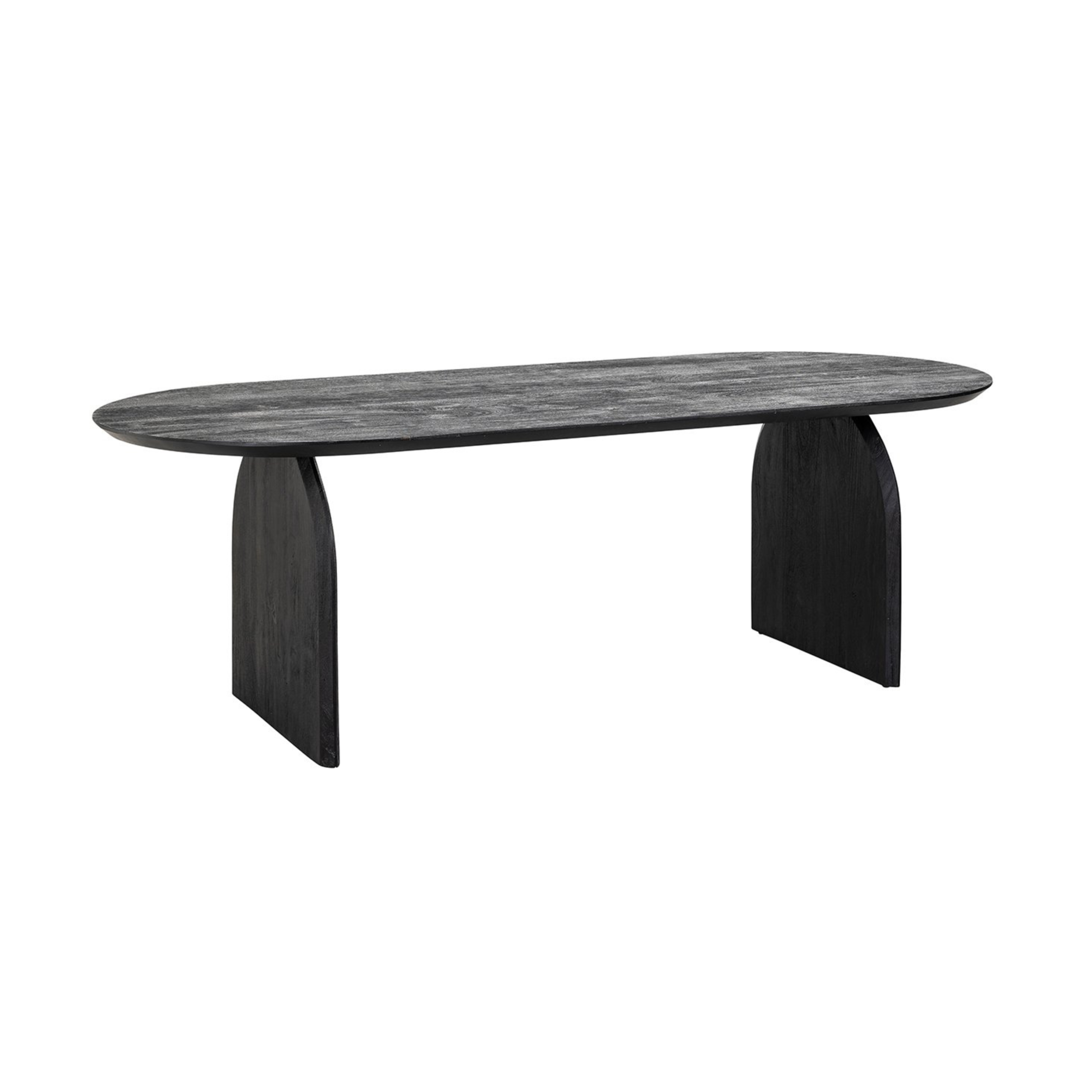 Tafel HUDSON zwart mango-hout